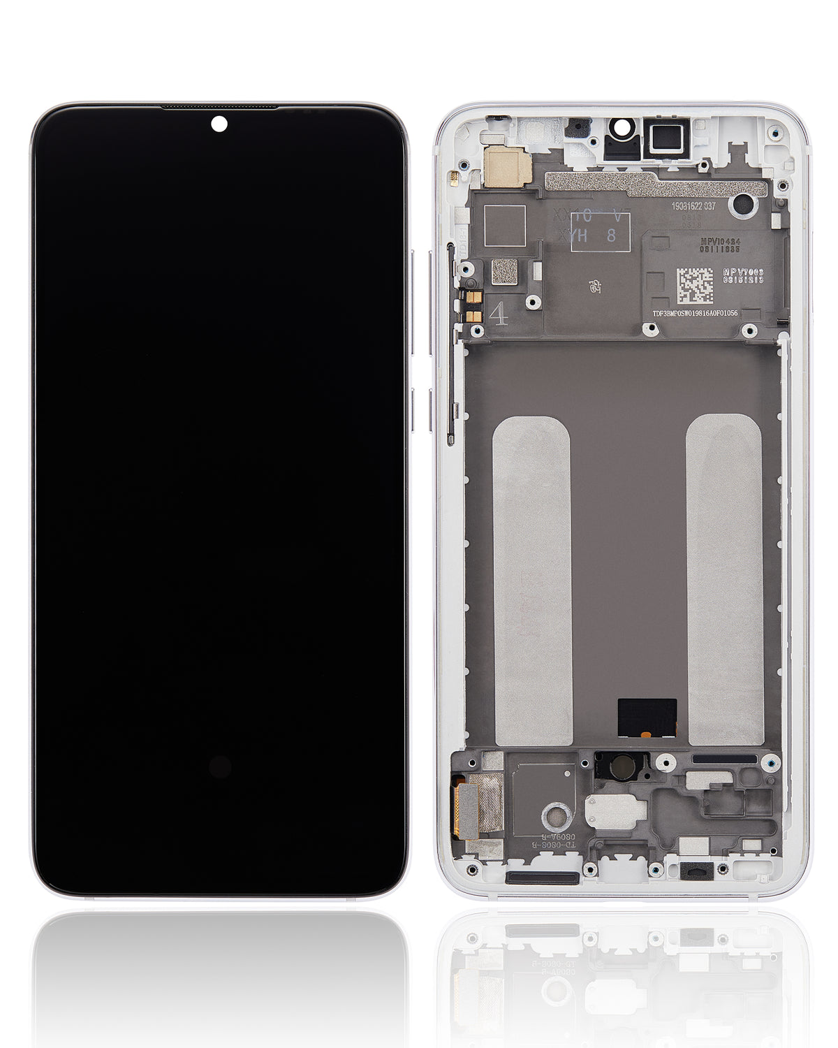 OLED Assembly With Frame For Xiaomi Mi 9 Lite / CC9 (Aftermarket Plus) (Pearl White) - device repair spare component image SKU 107082113504 - image 6