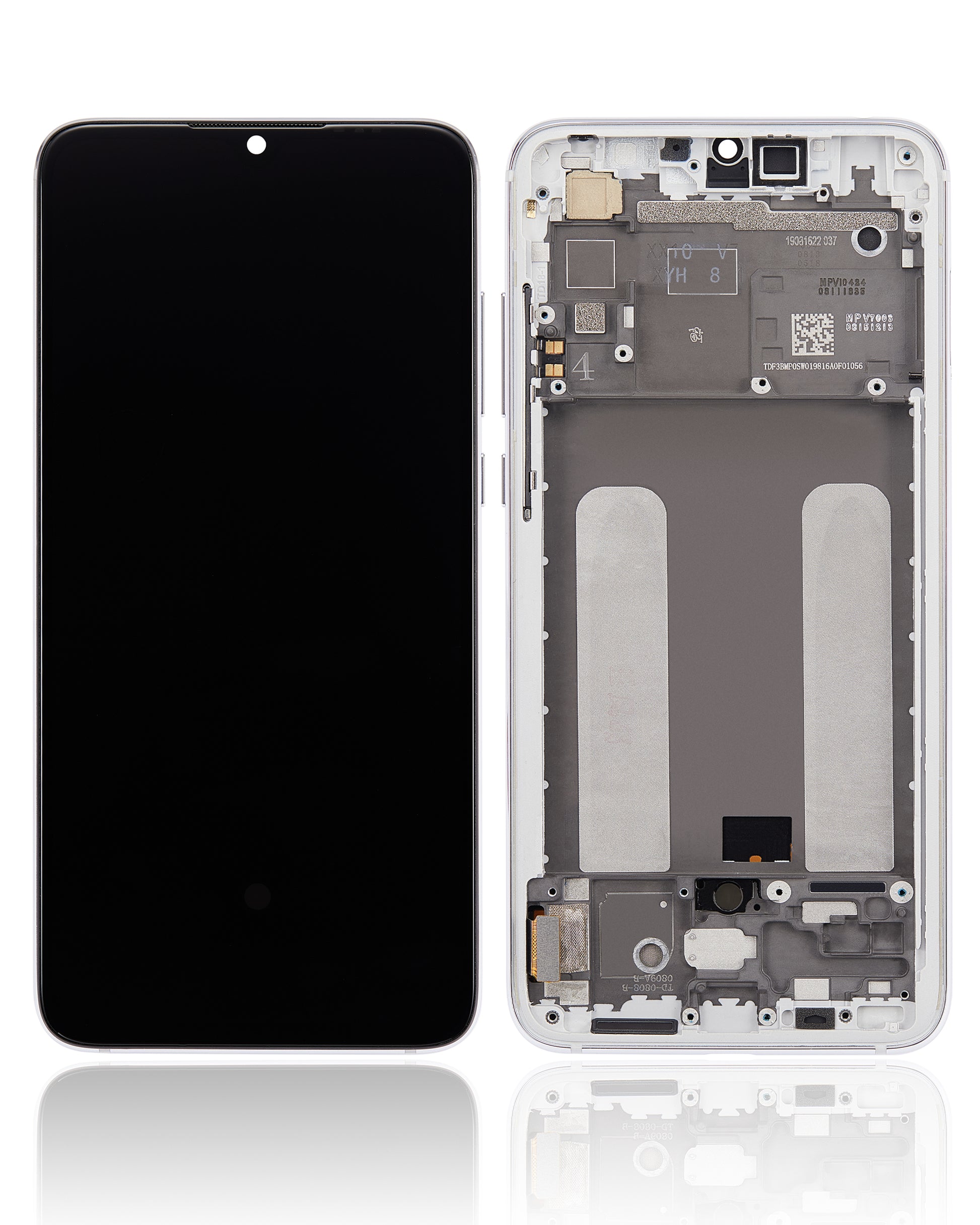 OLED Assembly With Frame For Xiaomi Mi 9 Lite / CC9 (Aftermarket Plus) (Pearl White) - device repair spare component image SKU 107082113504 - image 6