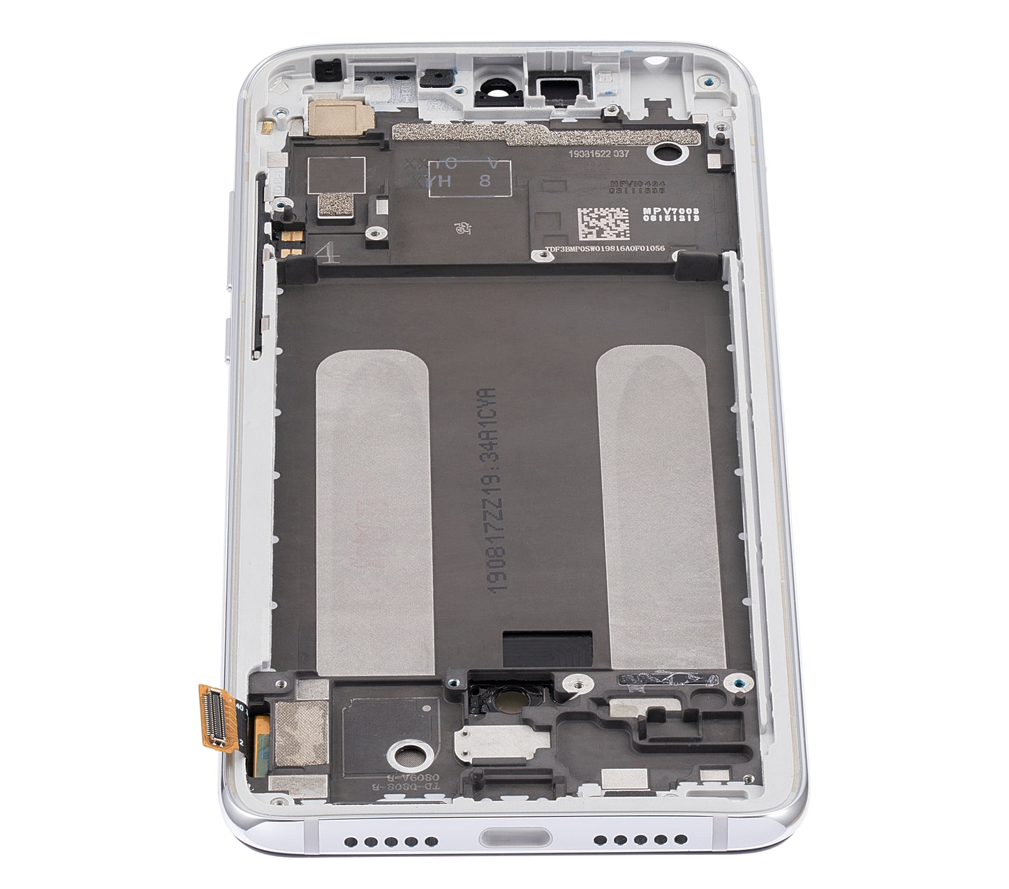 OLED Assembly With Frame For Xiaomi Mi 9 Lite / CC9 (Aftermarket Plus) (Pearl White) - repair component detail image SKU 107082113504 - image 2