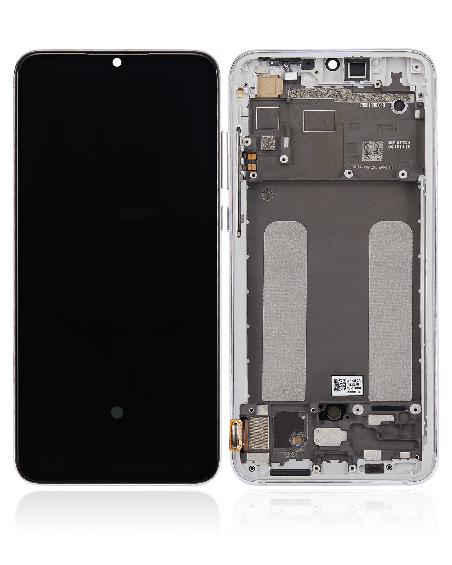 OLED Assembly With Frame For Xiaomi Mi 9 Lite / CC9 (Refurbished) (Pearl White) - device repair spare component image SKU 107082113505 - image 6