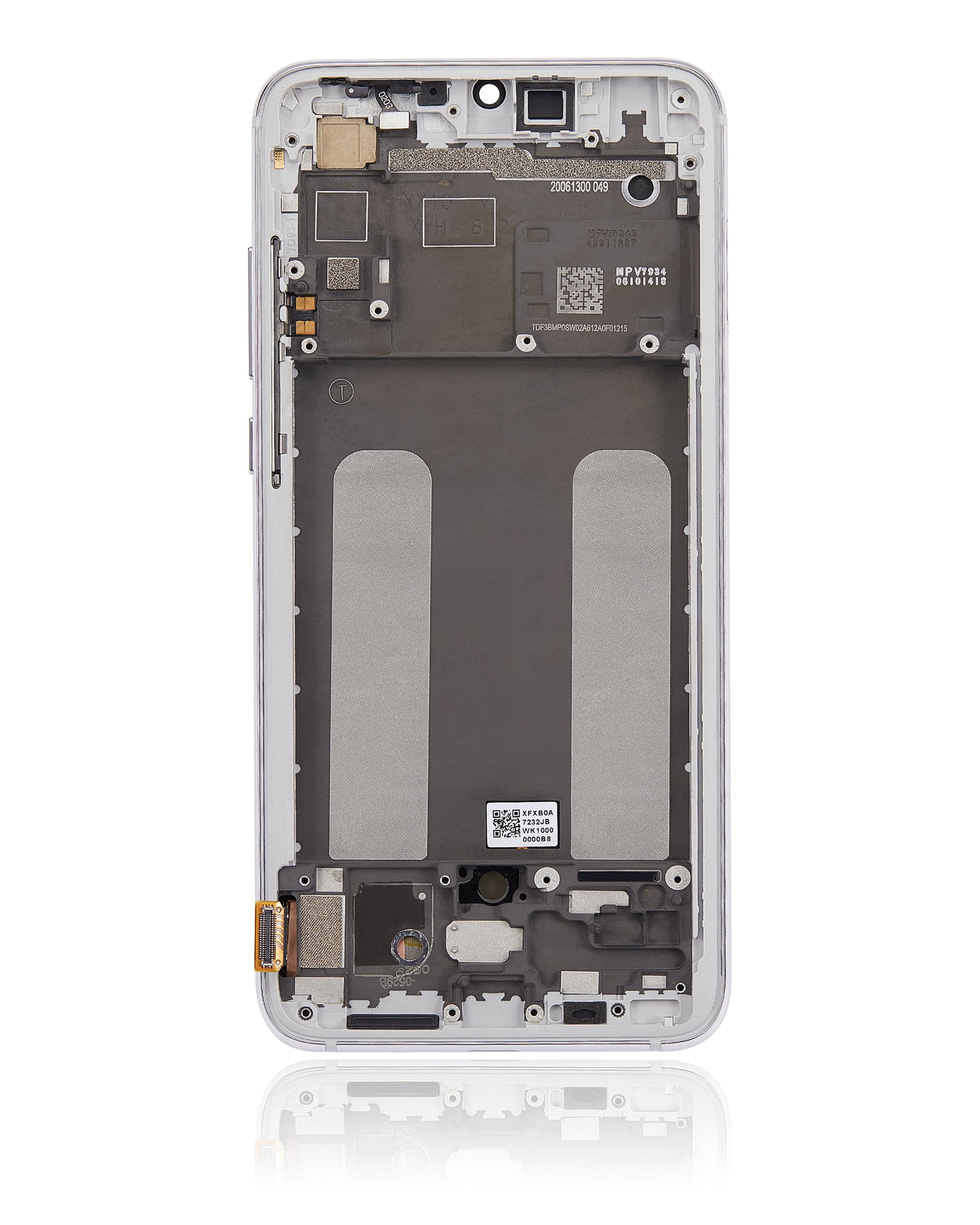 OLED Assembly With Frame For Xiaomi Mi 9 Lite / CC9 (Refurbished) (Pearl White) - repair part close detail image SKU 107082113505 - image 8