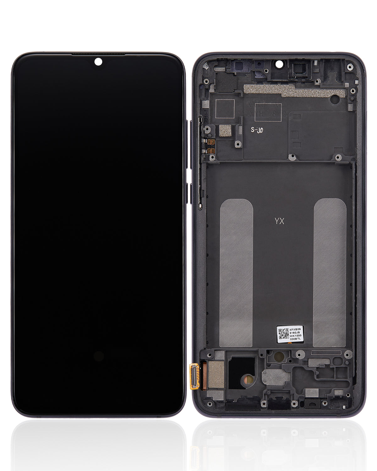 OLED Assembly With Frame For Xiaomi Mi 9 Lite / CC9 (Refurbished) (Onyx Gray) - device repair spare component image SKU 107082113506 - image 6