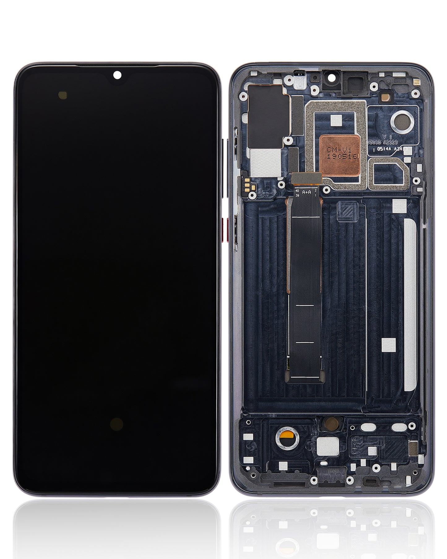 OLED Assembly With Frame For Xiaomi Mi 9 Pro (Aftermarket Plus) (Titanium Black) - device repair spare component image SKU 107082113603 - image 6