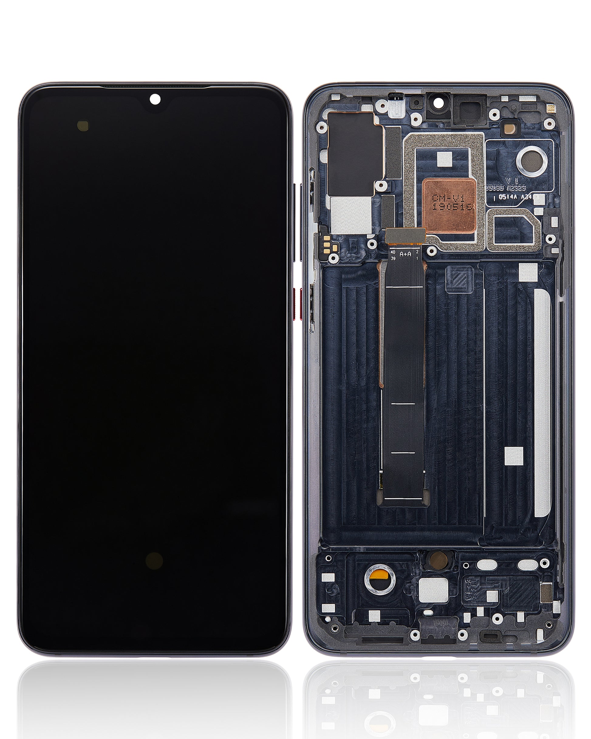 OLED Assembly With Frame For Xiaomi Mi 9 Pro (Aftermarket Plus) (Titanium Black) - device repair spare component image SKU 107082113603 - image 6