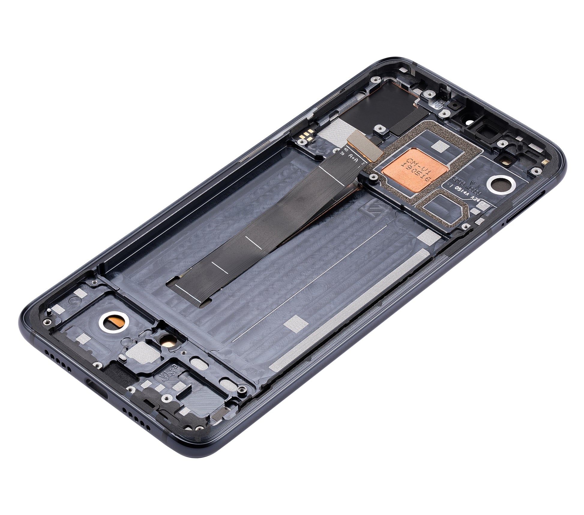 OLED Assembly With Frame For Xiaomi Mi 9 Pro (Aftermarket Plus) (Titanium Black) - repair component detail image SKU 107082113603 - image 10