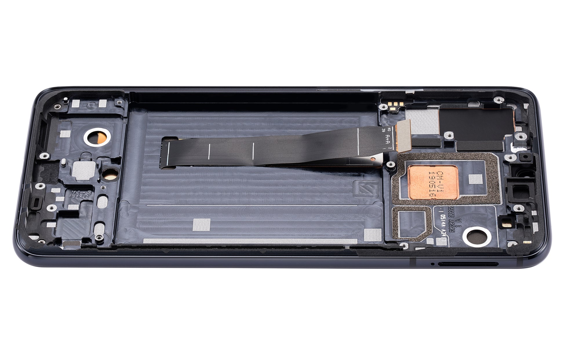 OLED Assembly With Frame For Xiaomi Mi 9 Pro (Aftermarket Plus) (Titanium Black) - service part product photo SKU 107082113603 - image 5