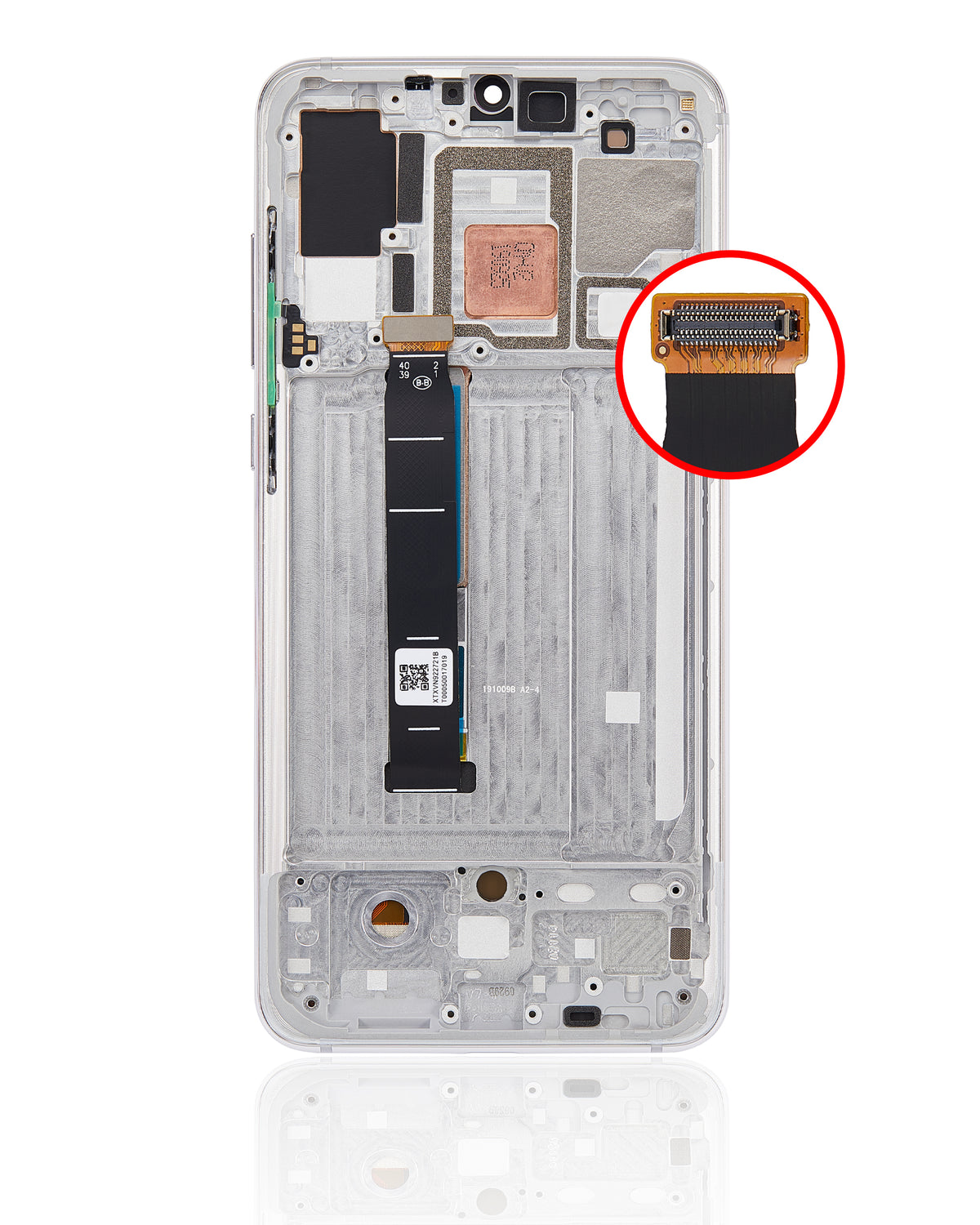 OLED Assembly With Frame For Xiaomi Mi 9 Pro (Aftermarket Plus) (Dream White) - replacement part product image SKU 107082114511 - image 9