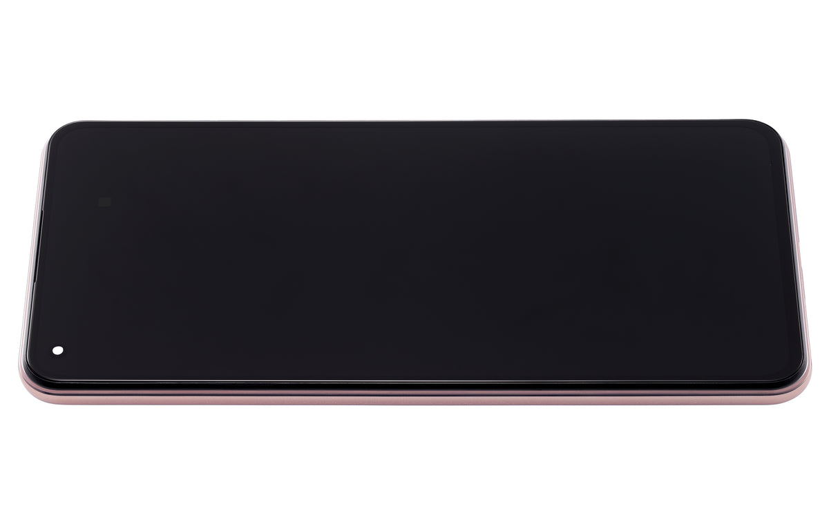 OLED Assembly With Frame For Xiaomi Mi 11 Lite / Xiaomi Mi 11 Lite 5G (Aftermarket Plus) (Peach Pink) - mobile repair replacement component SKU 107082114601 - image 4