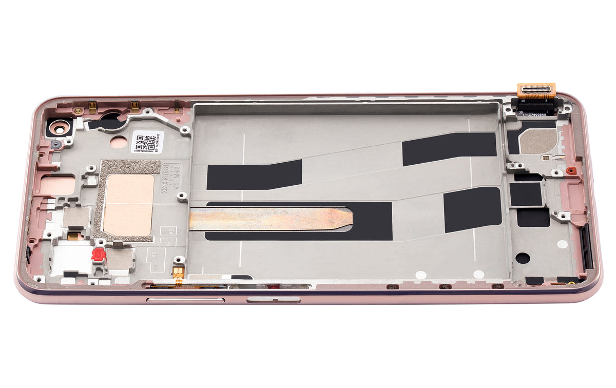 OLED Assembly With Frame For Xiaomi Mi 11 Lite / Xiaomi Mi 11 Lite 5G (Aftermarket Plus) (Peach Pink) - service part product photo SKU 107082114601 - image 5