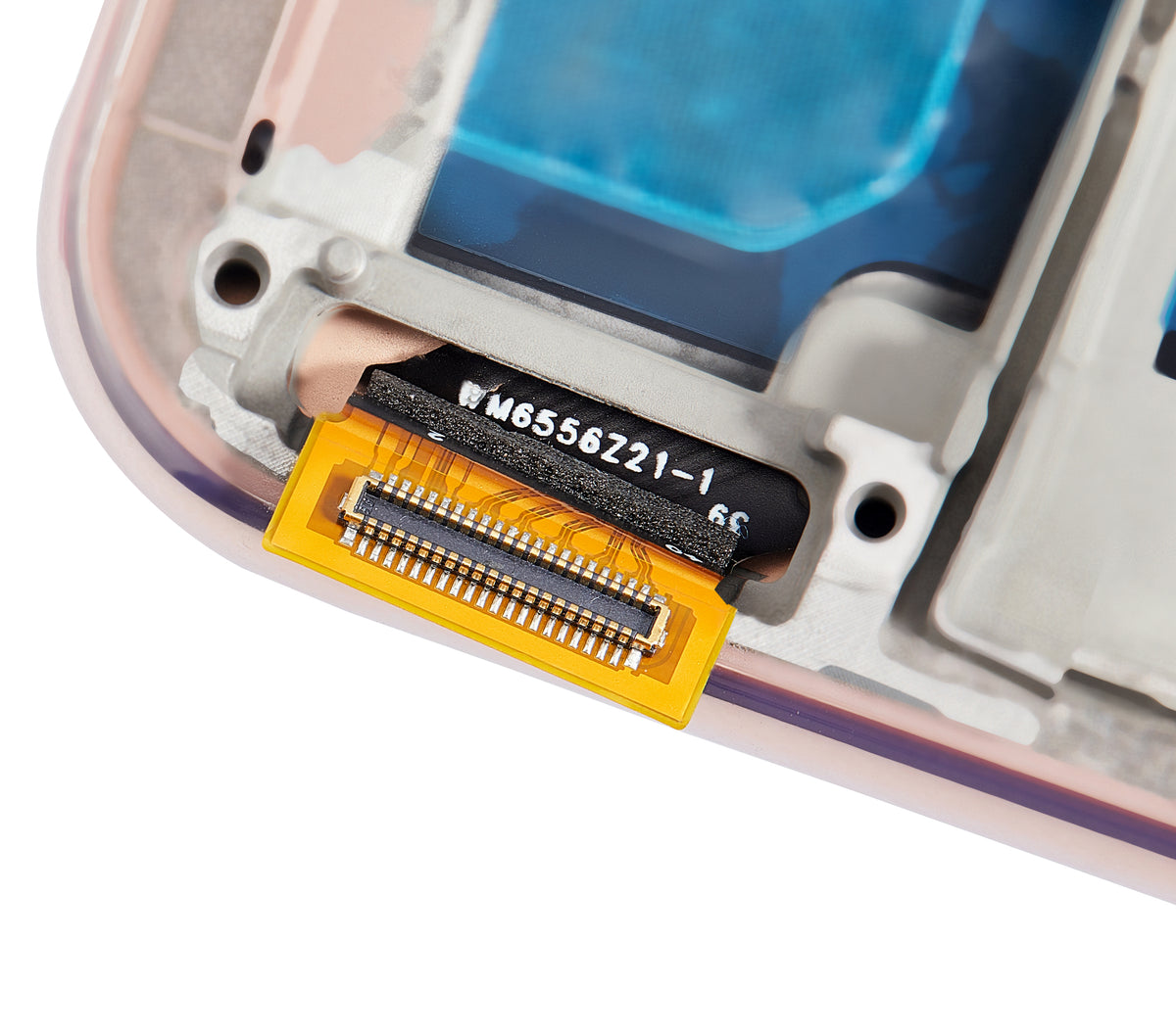 OLED Assembly With Frame For Xiaomi Mi 11 Lite / Xiaomi Mi 11 Lite 5G (Aftermarket Plus) (Peach Pink) - compatible device spare part image SKU 107082114601 - image 3