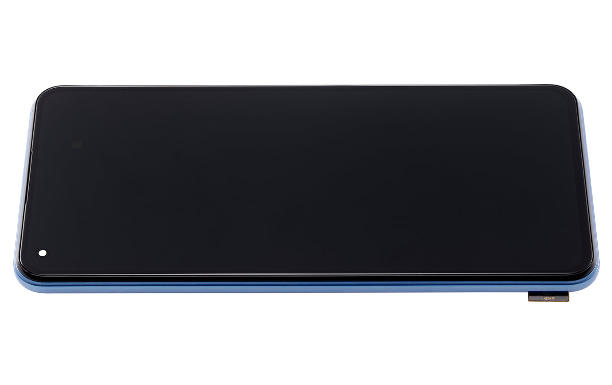 OLED Assembly With Frame For Xiaomi Mi 11 Lite / Xiaomi Mi 11 Lite 5G (Aftermarket Plus) (Bubblegum Blue) - mobile repair replacement component SKU 107082114602 - image 4