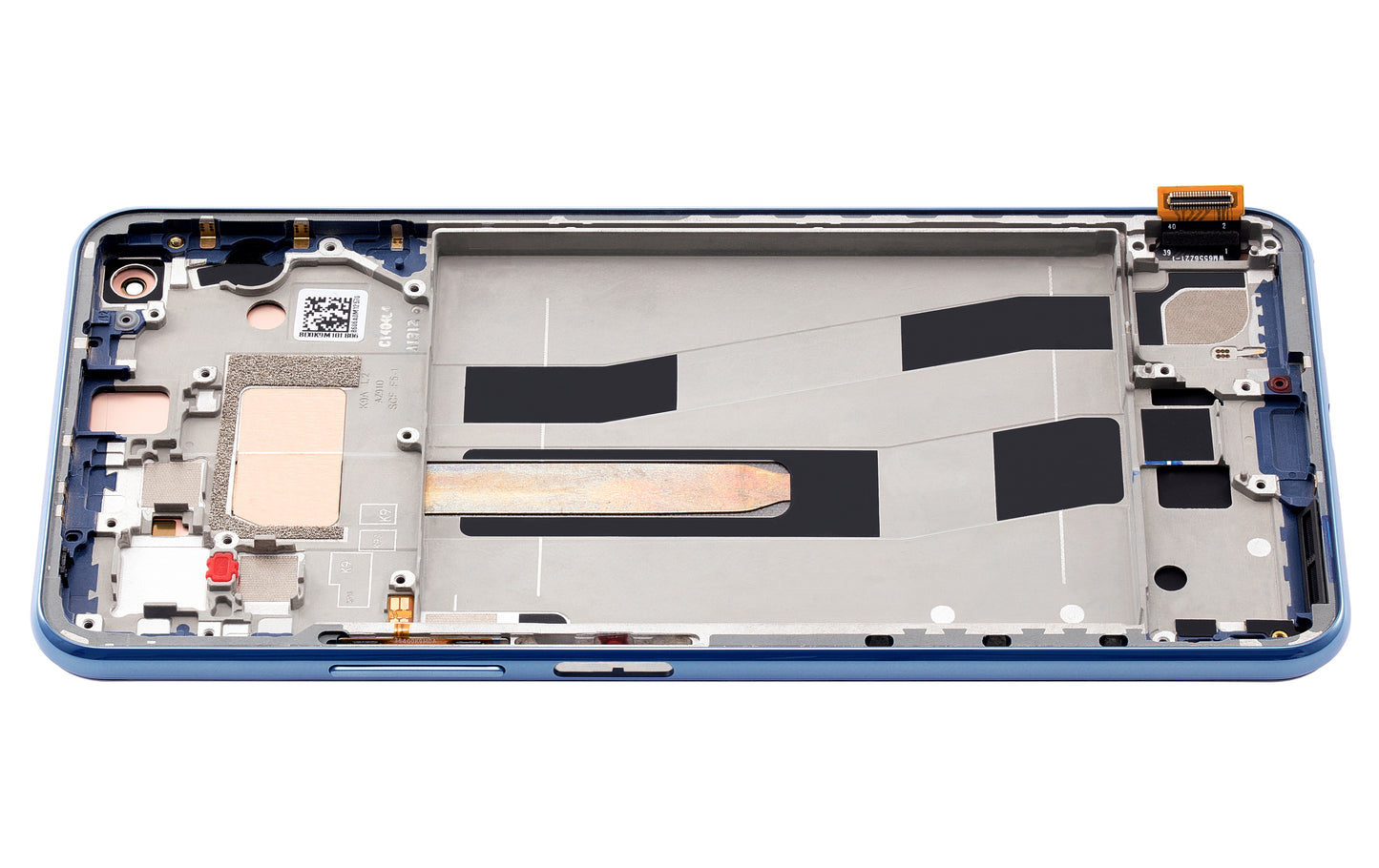 OLED Assembly With Frame For Xiaomi Mi 11 Lite / Xiaomi Mi 11 Lite 5G (Aftermarket Plus) (Bubblegum Blue) - service part product photo SKU 107082114602 - image 5