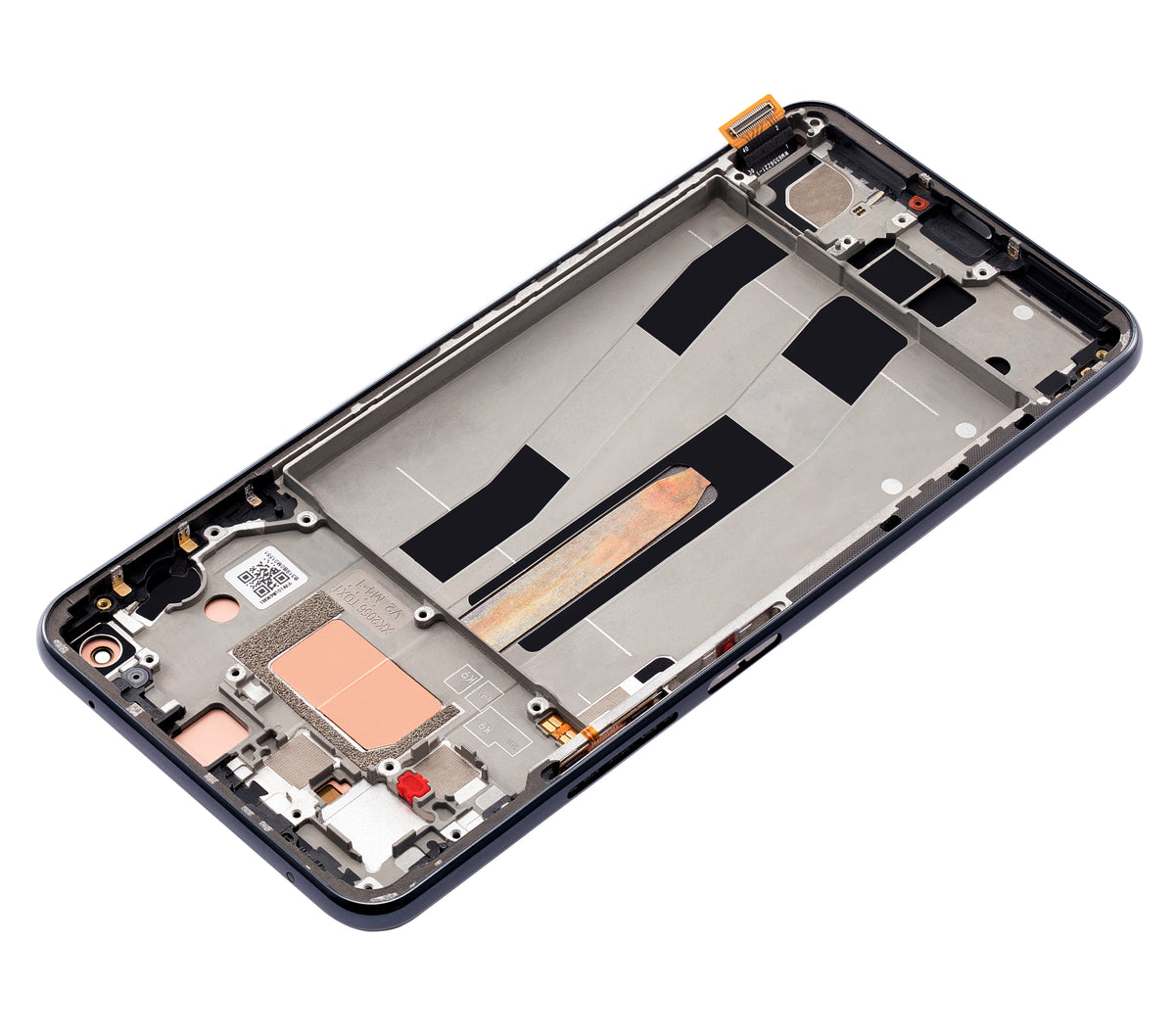 OLED Assembly With Frame For Xiaomi Mi 11 Lite / Xiaomi Mi 11 Lite 5G (Refurbished) ( Boba Black) - repair component detail image SKU 107082114603 - image 10