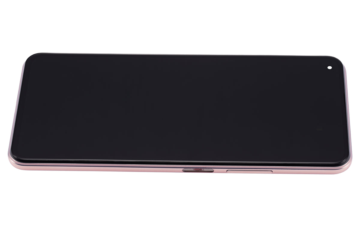 OLED Assembly With Frame For Xiaomi Mi 11 Lite / Xiaomi Mi 11 Lite 5G (Refurbished) (Peach Pink) - mobile repair replacement component SKU 107082114605 - image 4