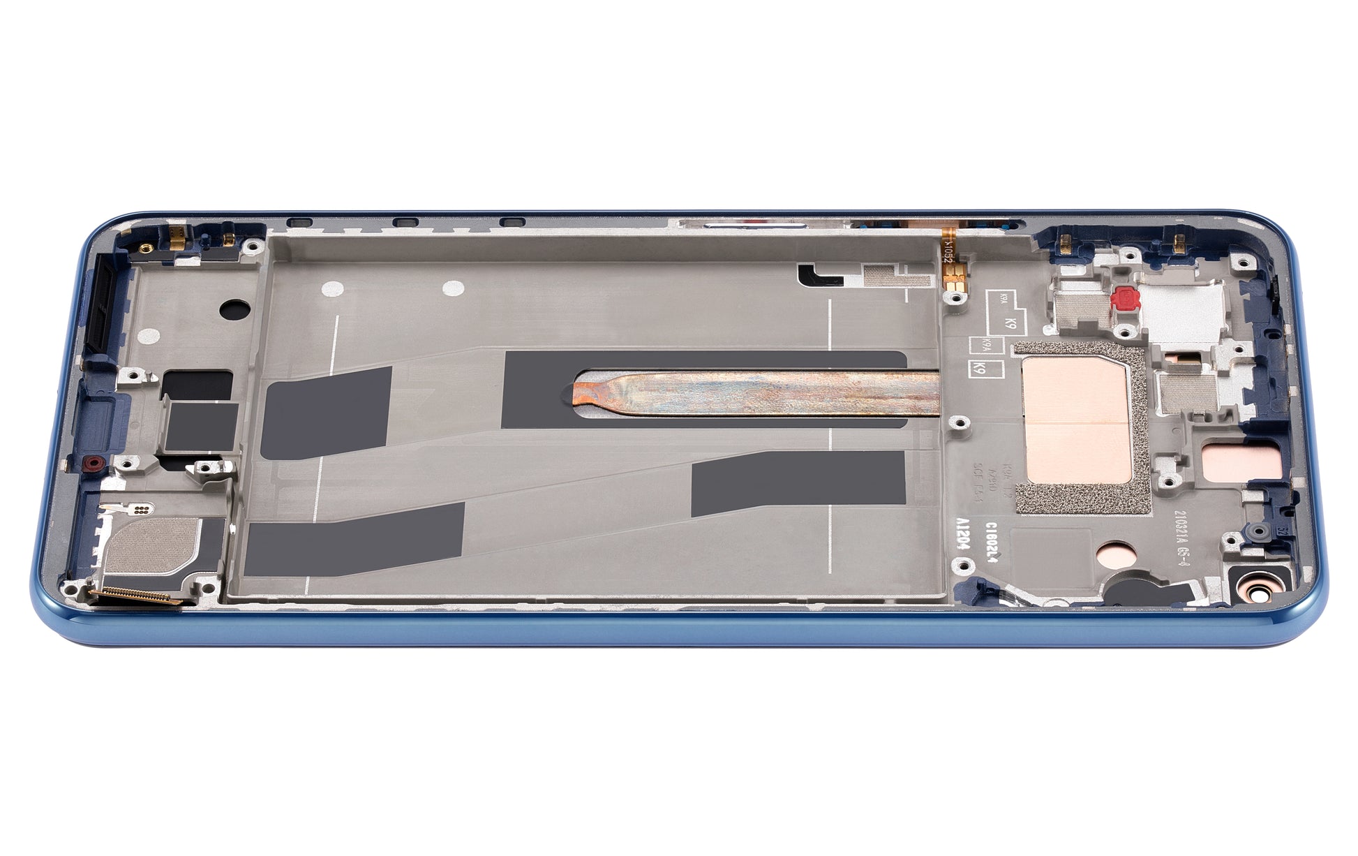 OLED Assembly With Frame For Xiaomi Mi 11 Lite / Xiaomi Mi 11 Lite 5G (Refurbished) (Bubblegum Blue) - service part product photo SKU 107082114606 - image 5