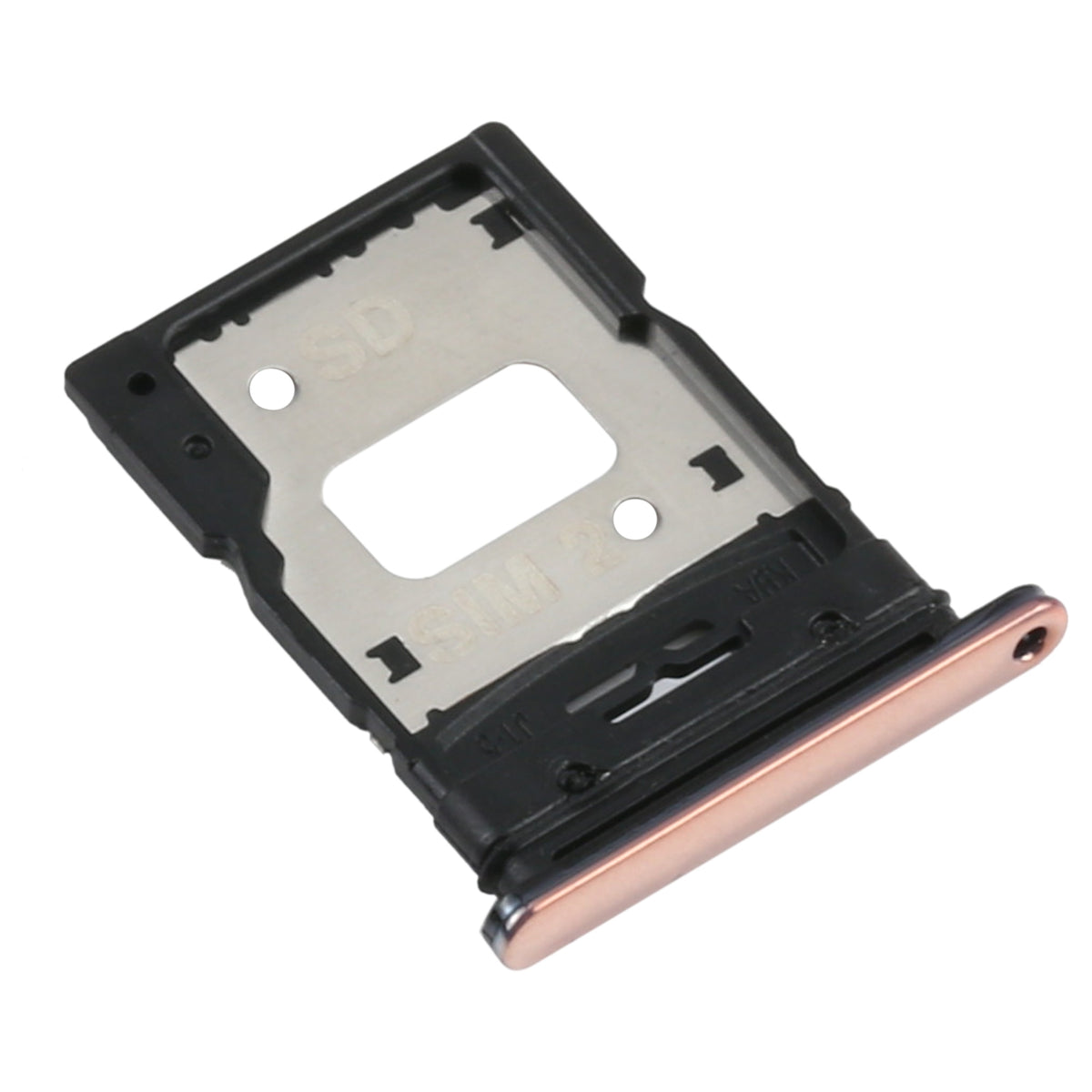 Dual Sim Card Tray For Xiaomi Mi 11 Lite (Peach Pink) - repair component detail image SKU 107082114621 - image 2