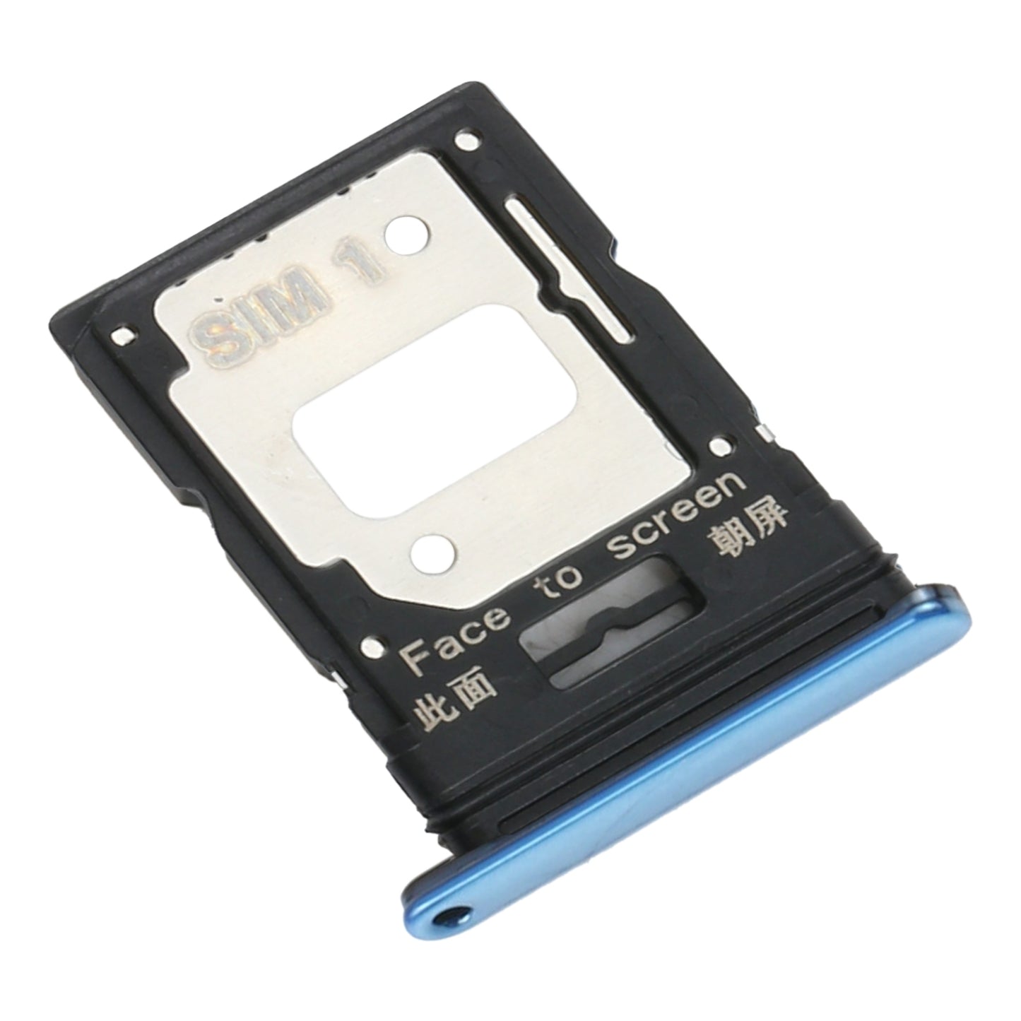 Dual Sim Card Tray For Xiaomi Mi 11 Lite (Bubblegum Blue) - repair component detail image SKU 107082114622 - image 2