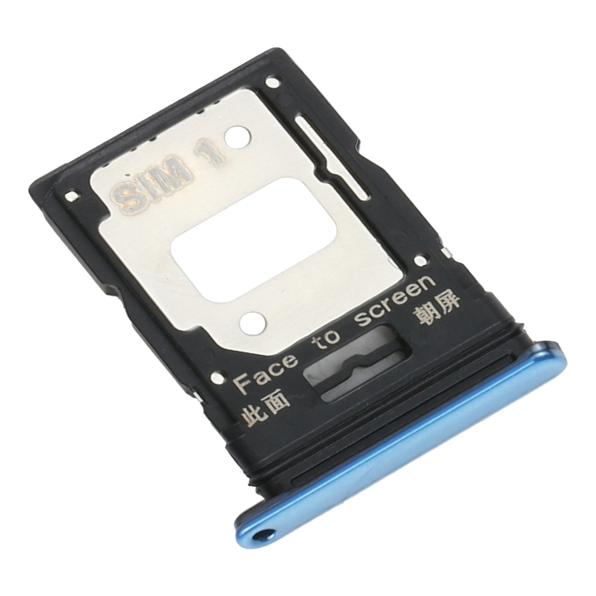 Dual Sim Card Tray For Xiaomi Mi 11 Lite (Bubblegum Blue) - repair component detail image SKU 107082114622 - image 2