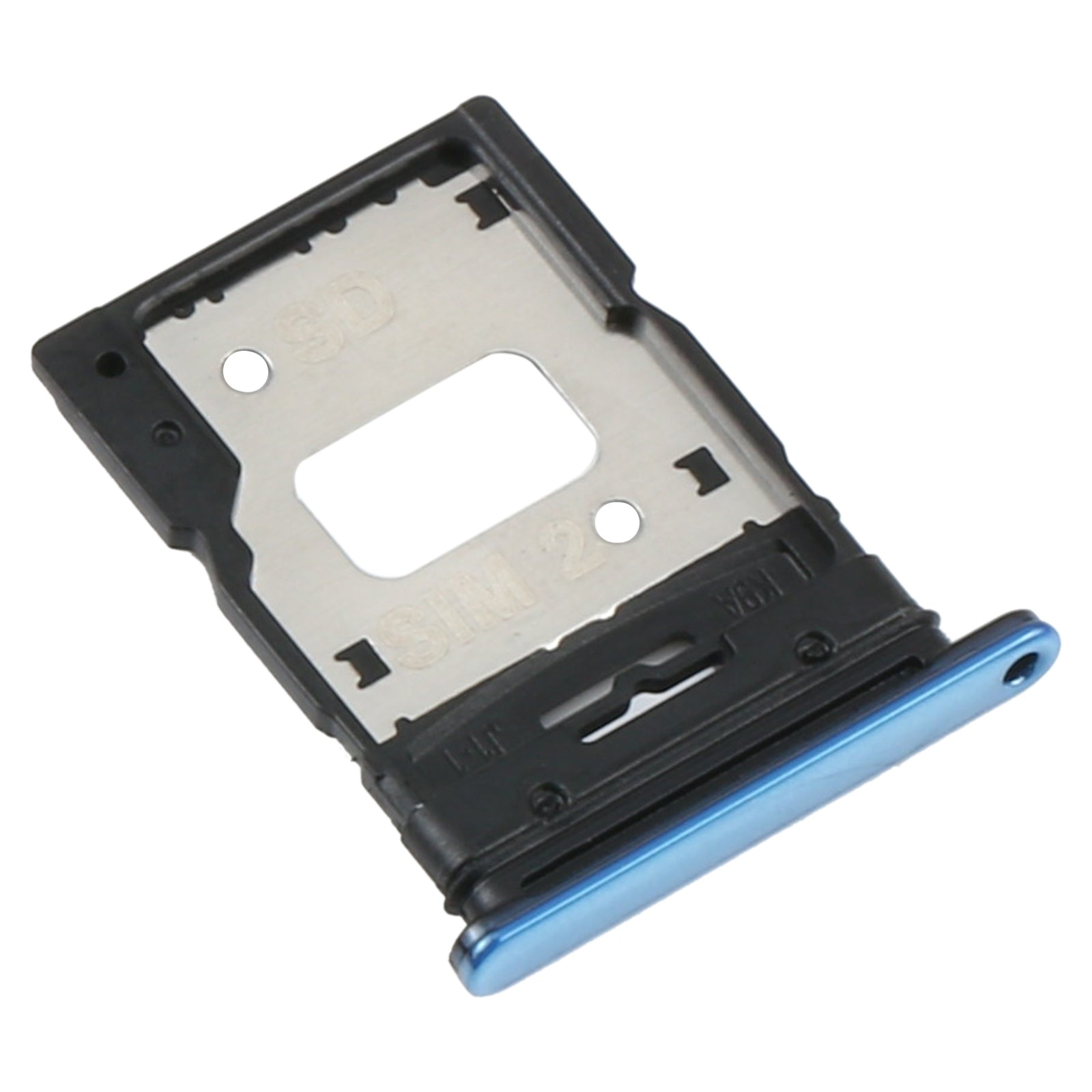 Dual Sim Card Tray For Xiaomi Mi 11 Lite (Bubblegum Blue) - compatible device spare part image SKU 107082114622 - image 3
