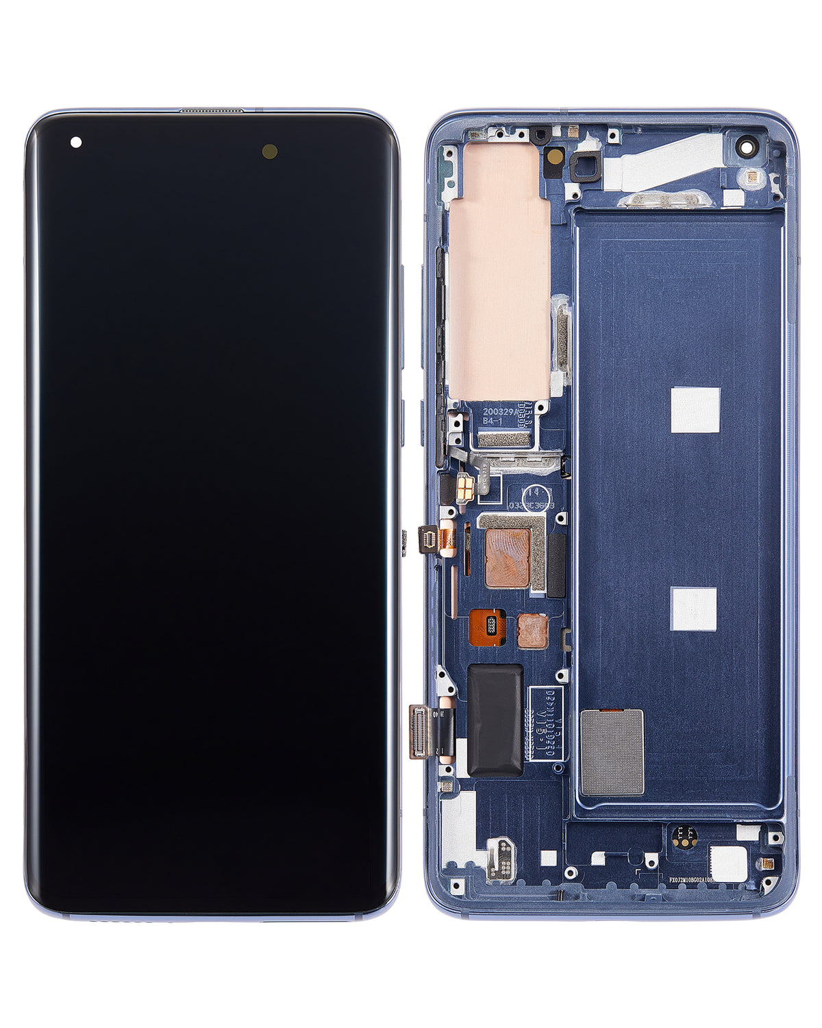 OLED Assembly With Frame For Xiaomi Mi 10 5G (Refurbished) (Twilight Gray) - replacement component listing image SKU 107082114701 - image 7