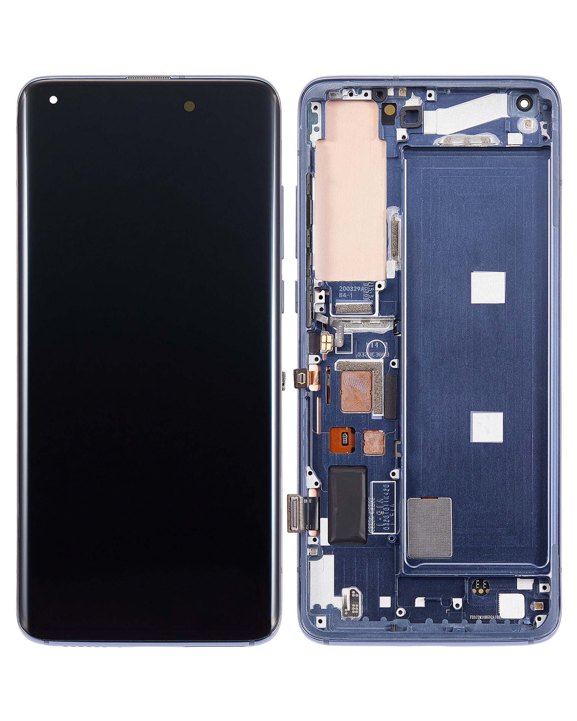 OLED Assembly With Frame For Xiaomi Mi 10 5G (Refurbished) (Twilight Gray) - replacement component listing image SKU 107082114701 - image 7