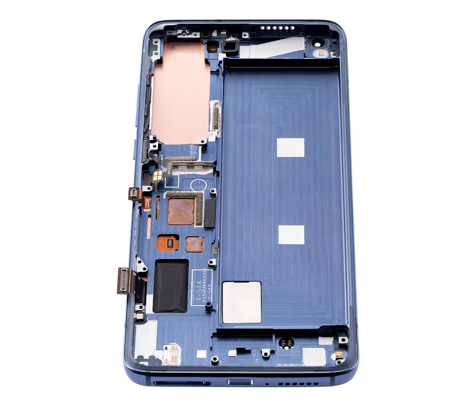 OLED Assembly With Frame For Xiaomi Mi 10 5G (Refurbished) (Twilight Gray) - compatible device spare part image SKU 107082114701 - image 3