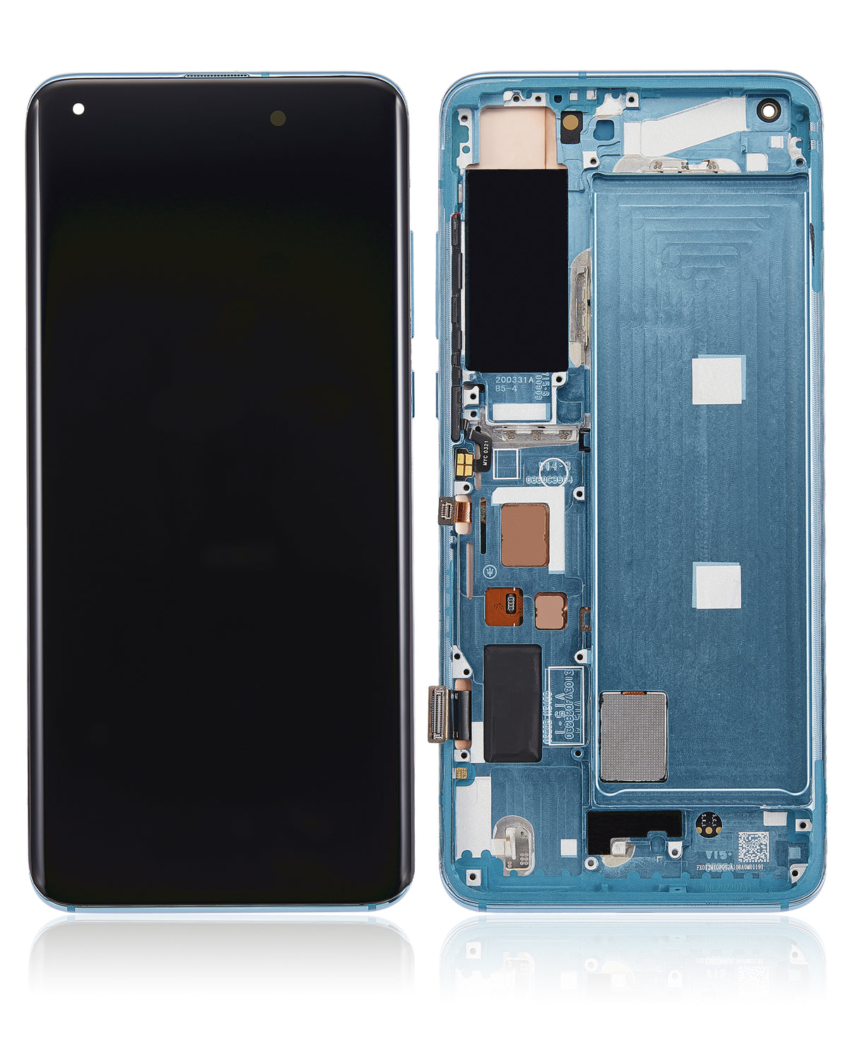 OLED Assembly With Frame For Xiaomi Mi 10 5G (Refurbished) (Coral Green) - replacement component listing image SKU 107082114703 - image 7