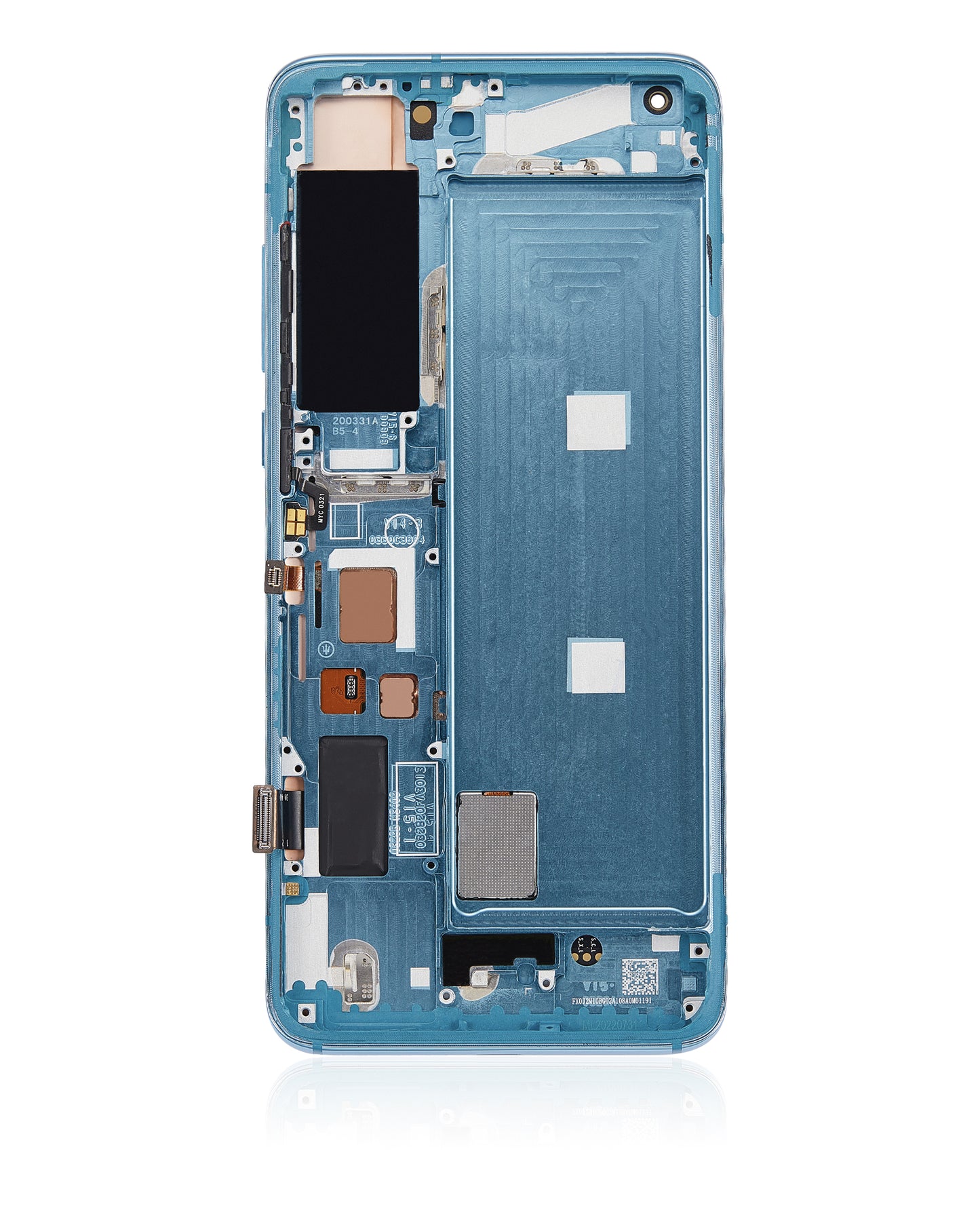 OLED Assembly With Frame For Xiaomi Mi 10 5G (Refurbished) (Coral Green) - replacement part product image SKU 107082114703 - image 9