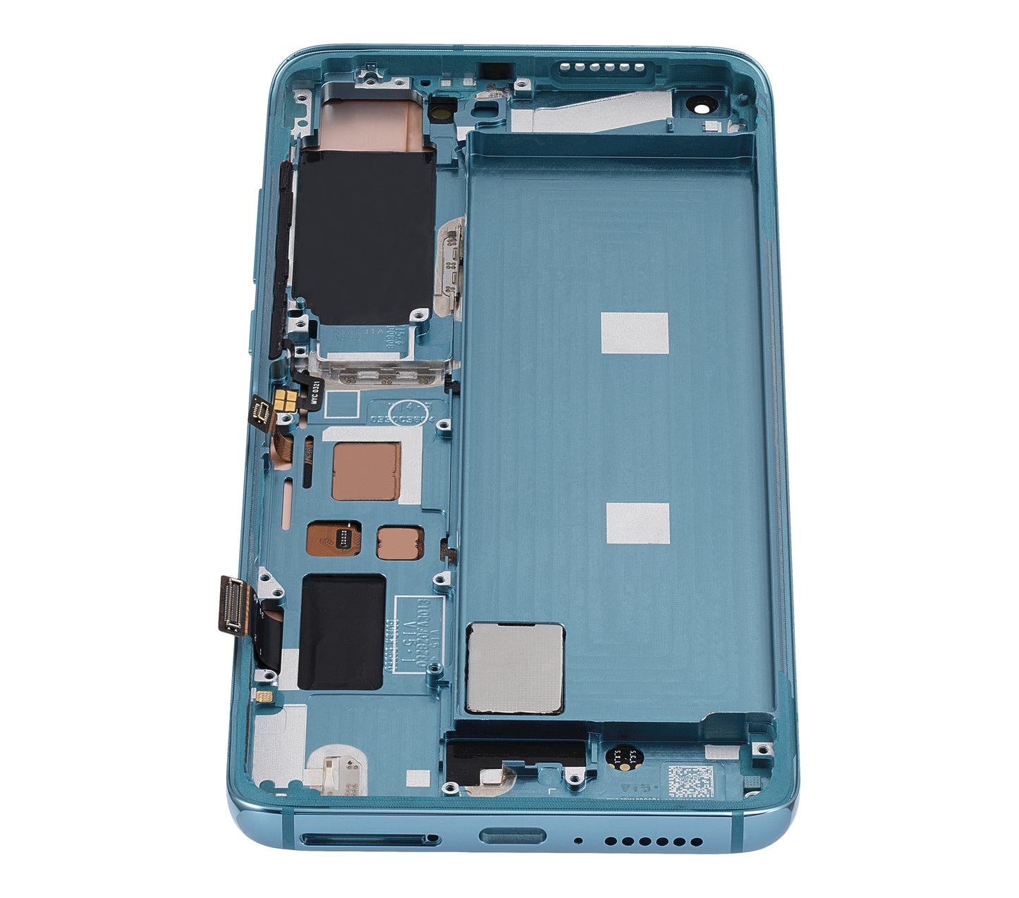 OLED Assembly With Frame For Xiaomi Mi 10 5G (Refurbished) (Coral Green) - compatible device spare part image SKU 107082114703 - image 3