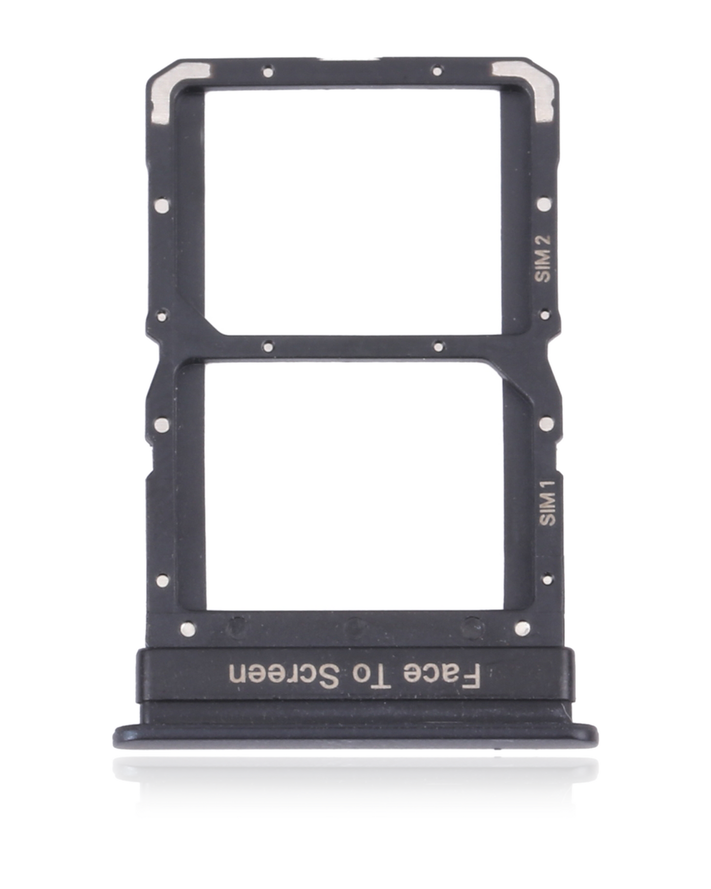Dual Sim Card Tray For Xiaomi Mi 10 Lite 5G (Cosmic Gray) - mobile repair replacement component SKU 107082114825 - image 4