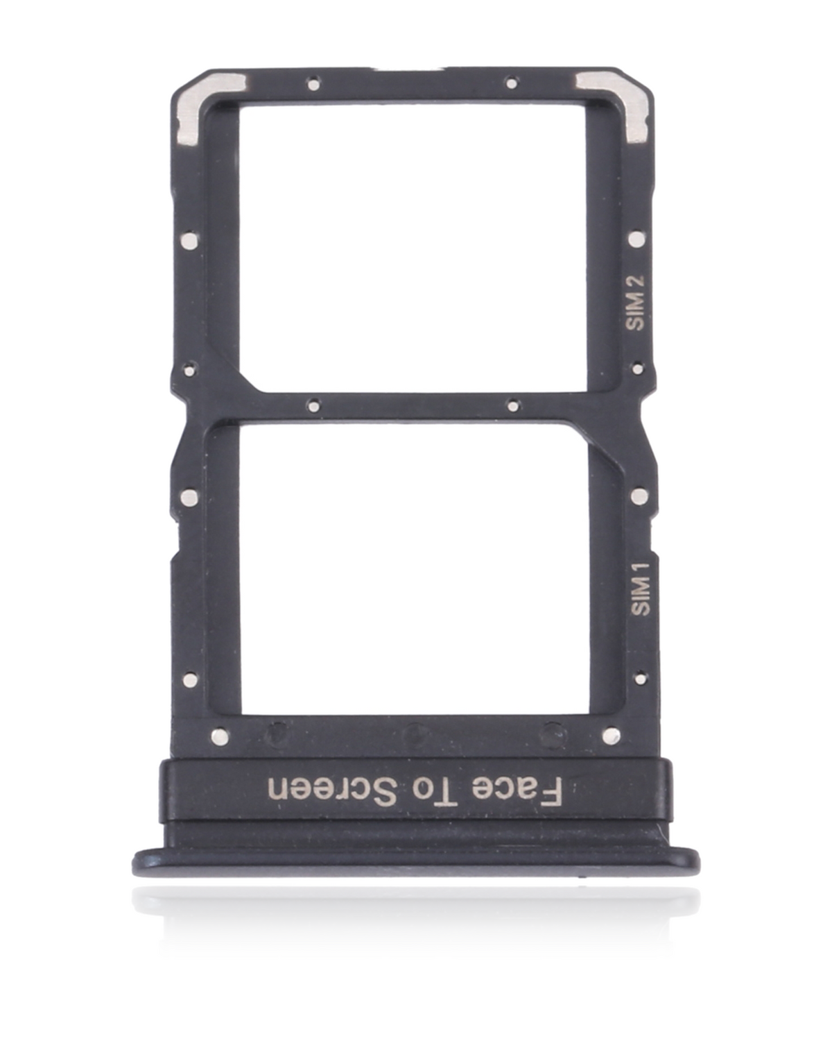 Dual Sim Card Tray For Xiaomi Mi 10 Lite 5G (Cosmic Gray) - mobile repair replacement component SKU 107082114825 - image 4