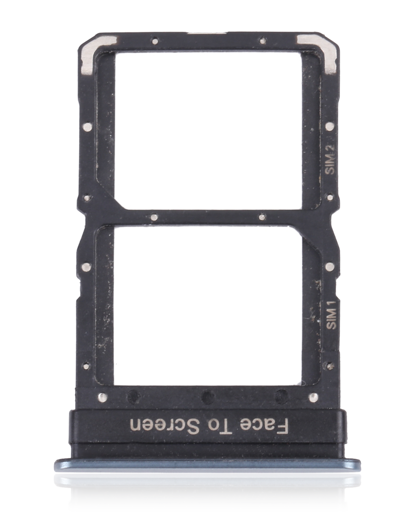 Dual Sim Card Tray For Xiaomi Mi 10 5G / Mi 10 Pro (Twilight Gray) - mobile repair replacement component SKU 107082114721 - image 4