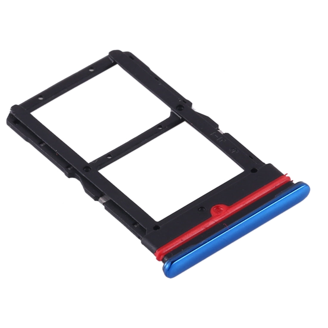 Dual Sim Card Tray For Xiaomi Mi 10 Lite 5G (Aurora Blue) - repair component detail image SKU 107082114824 - image 2