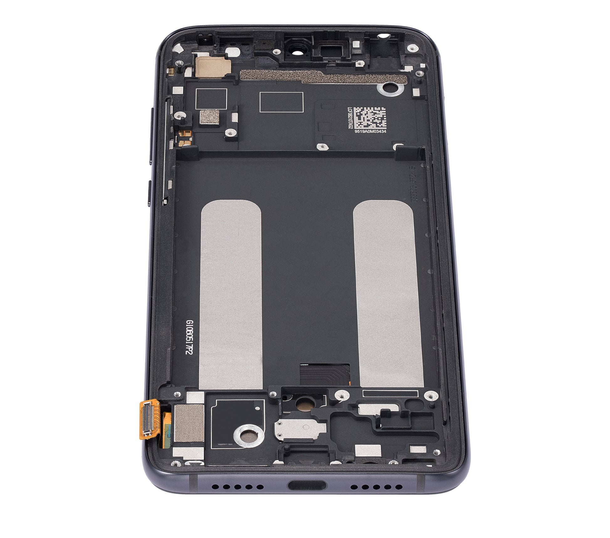OLED Assembly With Frame For Xiaomi Mi 9 Lite (Aftermarket Plus) (Onyx Gray) - repair component detail image SKU 107082114901 - image 2