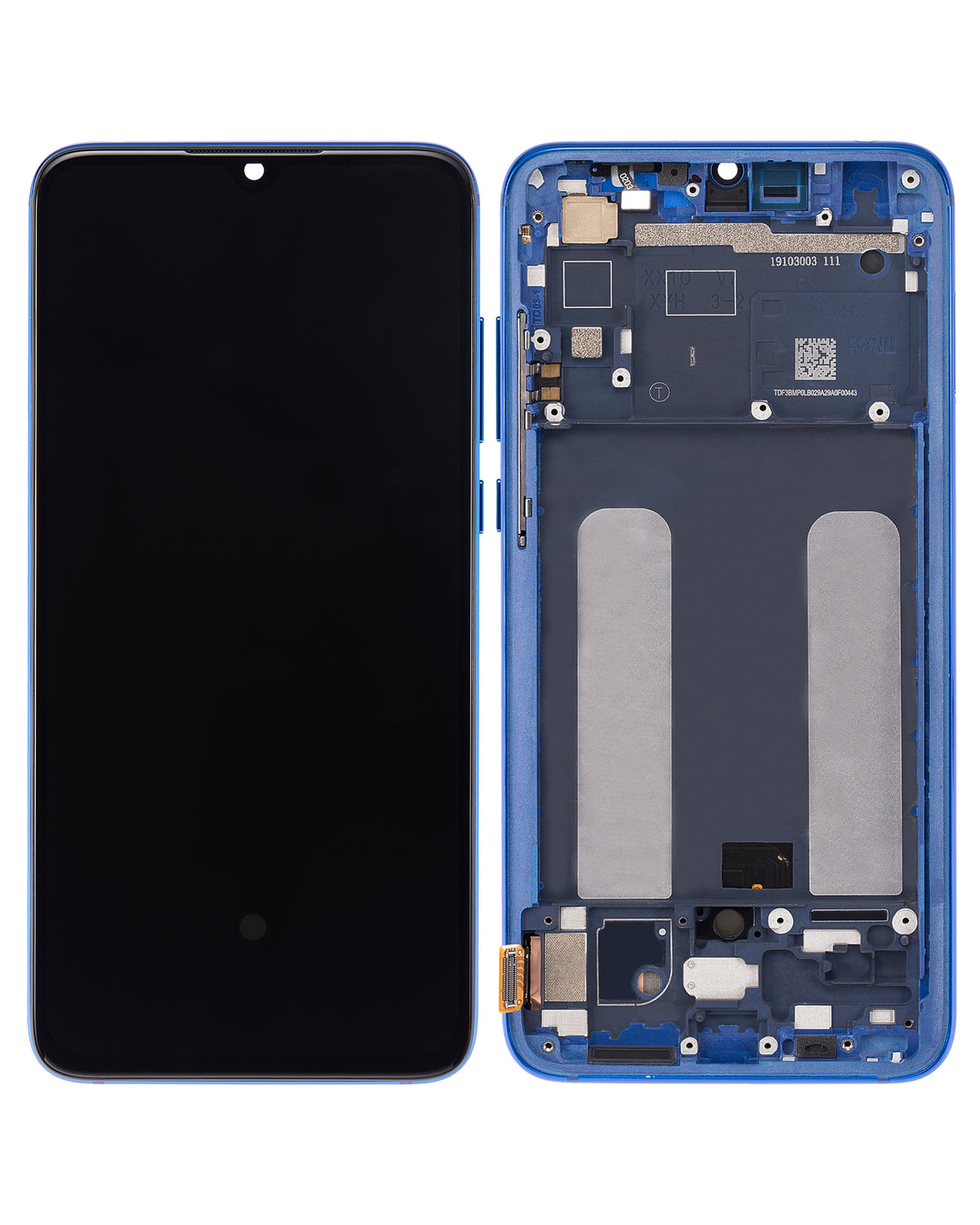 OLED Assembly With Frame For Xiaomi Mi 9 Lite / CC9 (Refurbished) (Aurora Blue) - device repair spare component image SKU 107082114902 - image 6