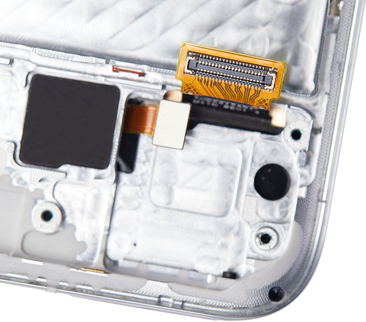 OLED Assembly With Frame For Xiaomi Mi 11 (Refurbished) (Cloud White) - compatible device spare part image SKU 107082119001 - image 3