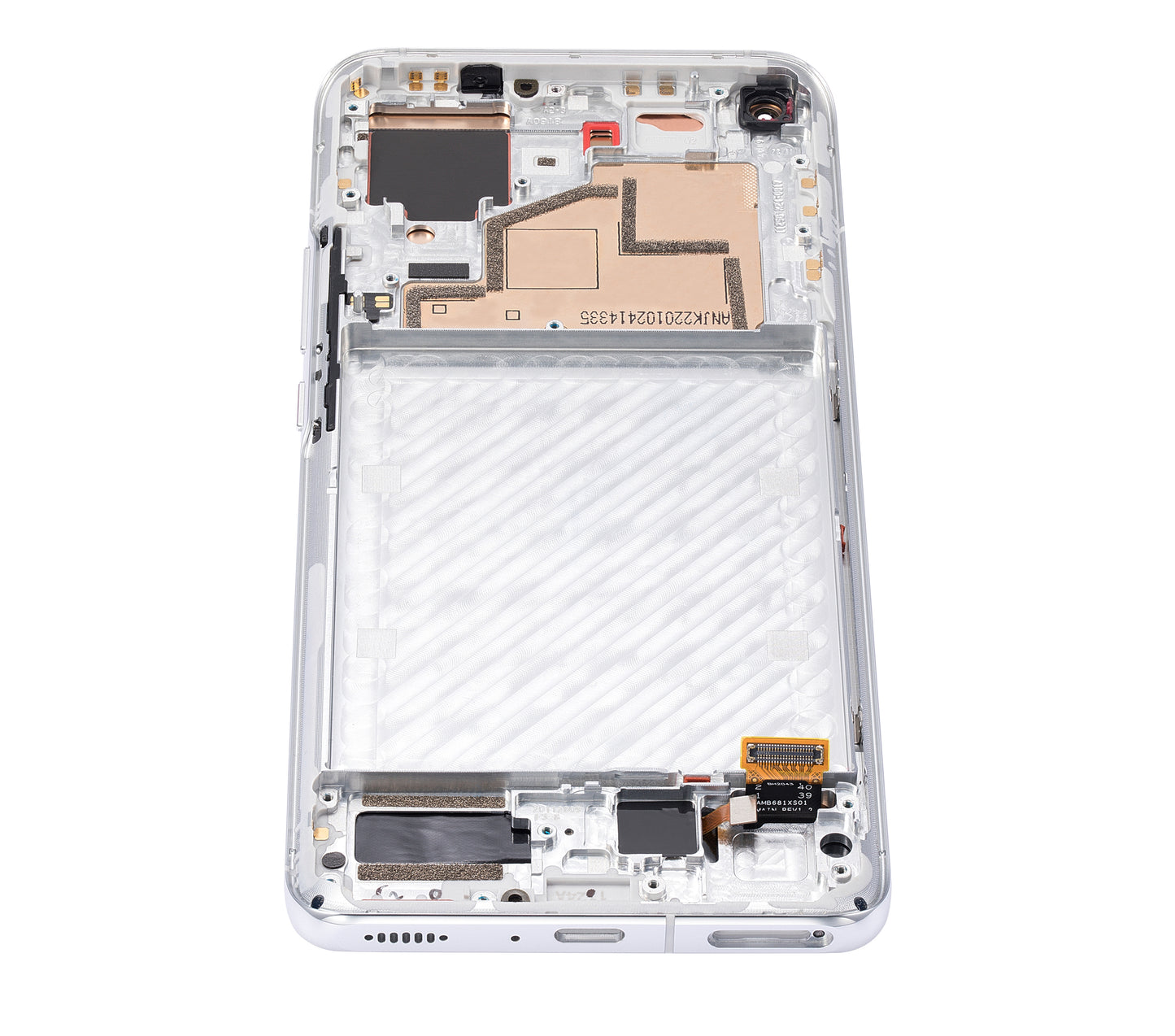 OLED Assembly With Frame For Xiaomi Mi 11 (Refurbished) (Cloud White) - repair component detail image SKU 107082119001 - image 2