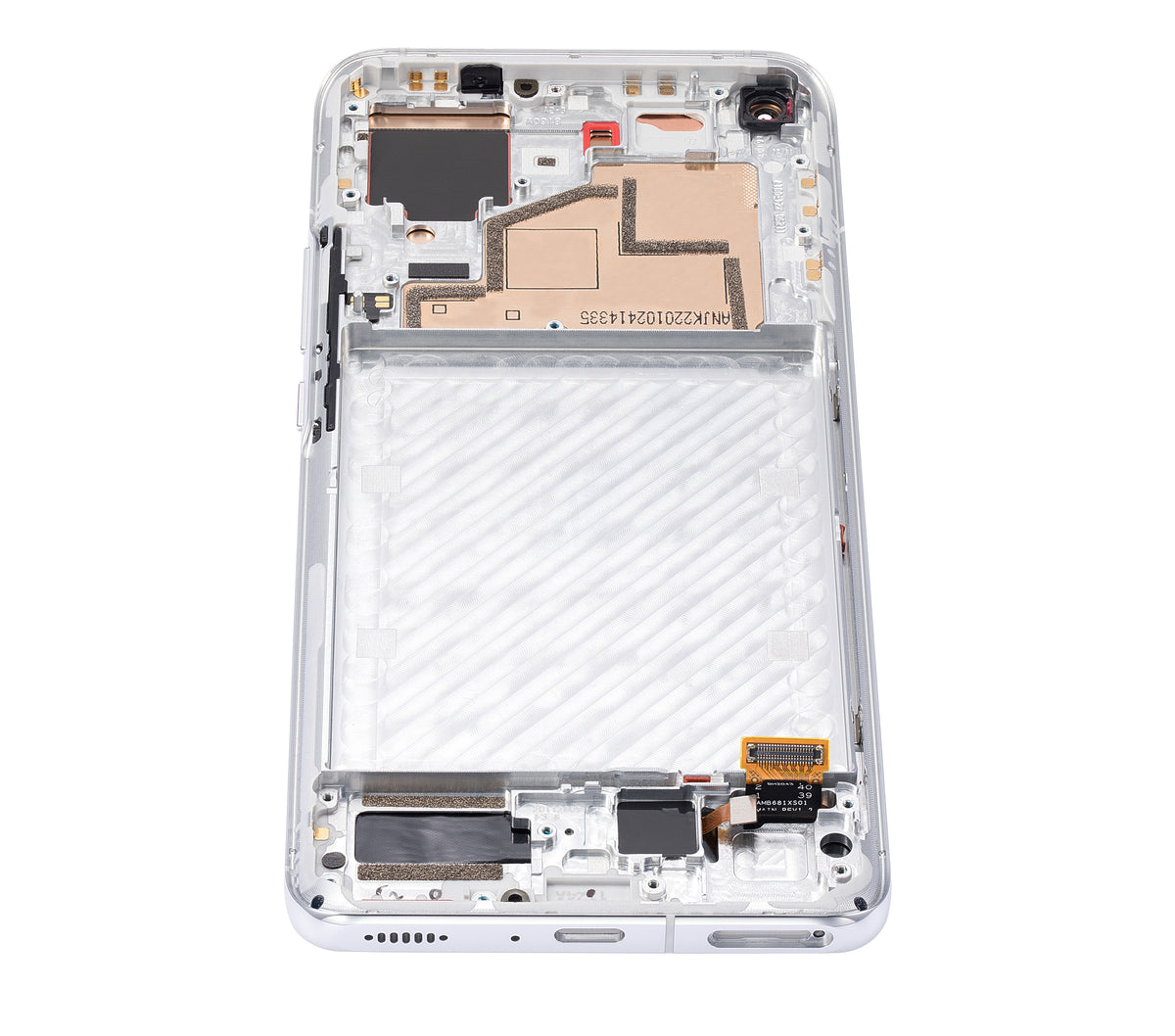 OLED Assembly With Frame For Xiaomi Mi 11 (Refurbished) (Cloud White) - repair component detail image SKU 107082119001 - image 2