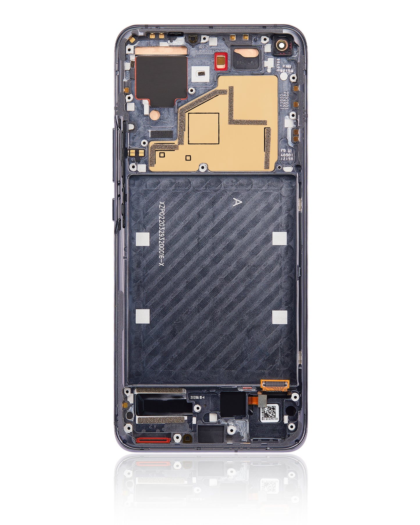 OLED Assembly With Frame For Xiaomi Mi 11 (Refurbished) (Black) - repair part close detail image SKU 107082119002 - image 8