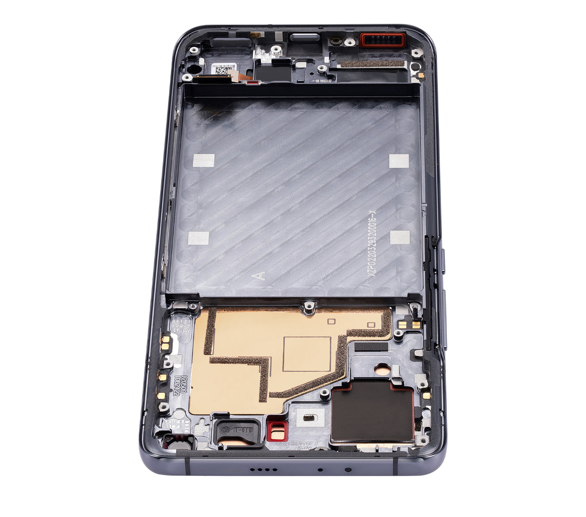 OLED Assembly With Frame For Xiaomi Mi 11 (Refurbished) (Black) - repair component detail image SKU 107082119002 - image 2