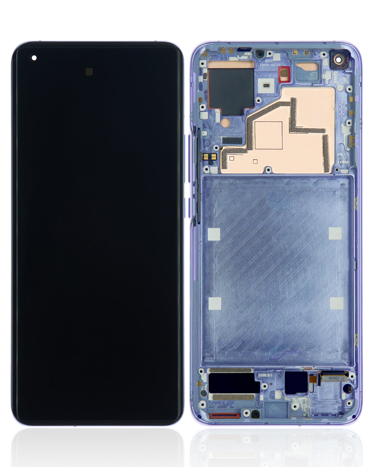 OLED Assembly With Frame For Xiaomi Mi 11 (Refurbished) (Violet) - device repair spare component image SKU 107082119003 - image 6