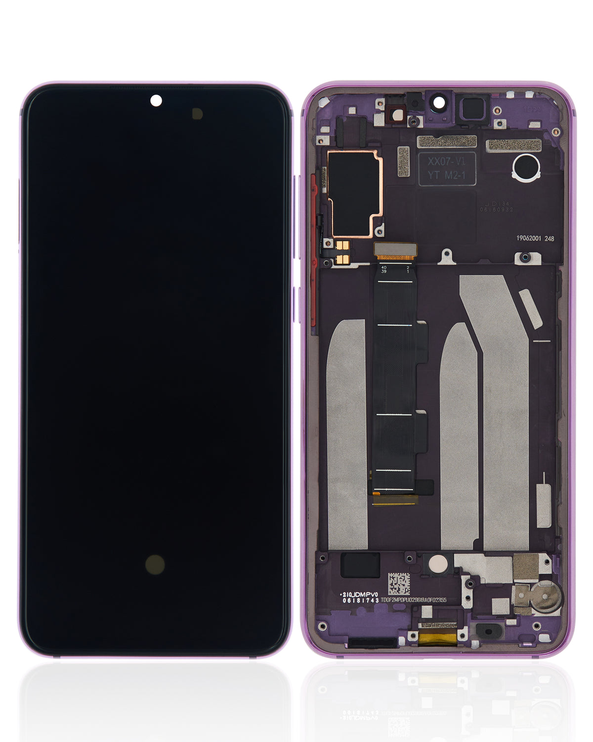 OLED Assembly With Frame For Xiaomi Mi 9 SE (Refurbished) (Violet) - device repair spare component image SKU 107082119102 - image 6