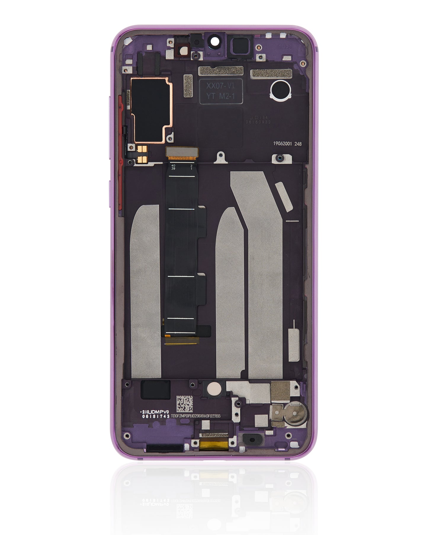 OLED Assembly With Frame For Xiaomi Mi 9 SE (Refurbished) (Violet) - repair part close detail image SKU 107082119102 - image 8