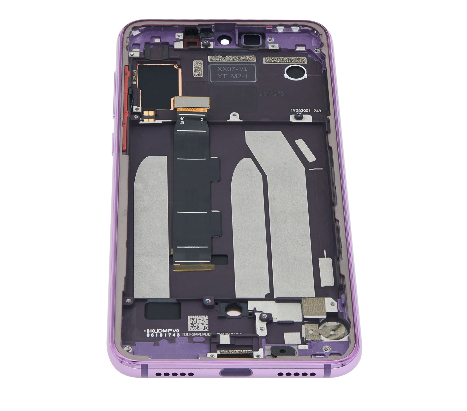 OLED Assembly With Frame For Xiaomi Mi 9 SE (Refurbished) (Violet) - compatible device spare part image SKU 107082119102 - image 3