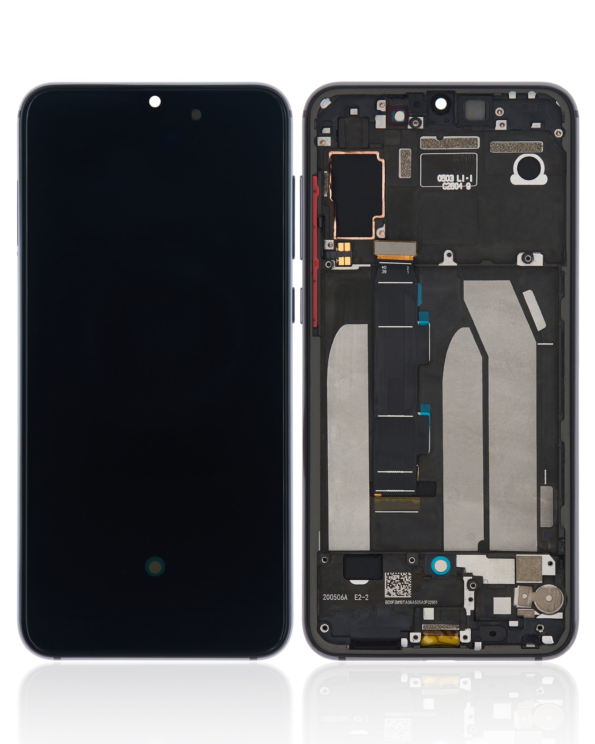 OLED Assembly With Frame For Xiaomi Mi 9 SE (Refurbished) (Gray) - device repair spare component image SKU 107082119103 - image 6