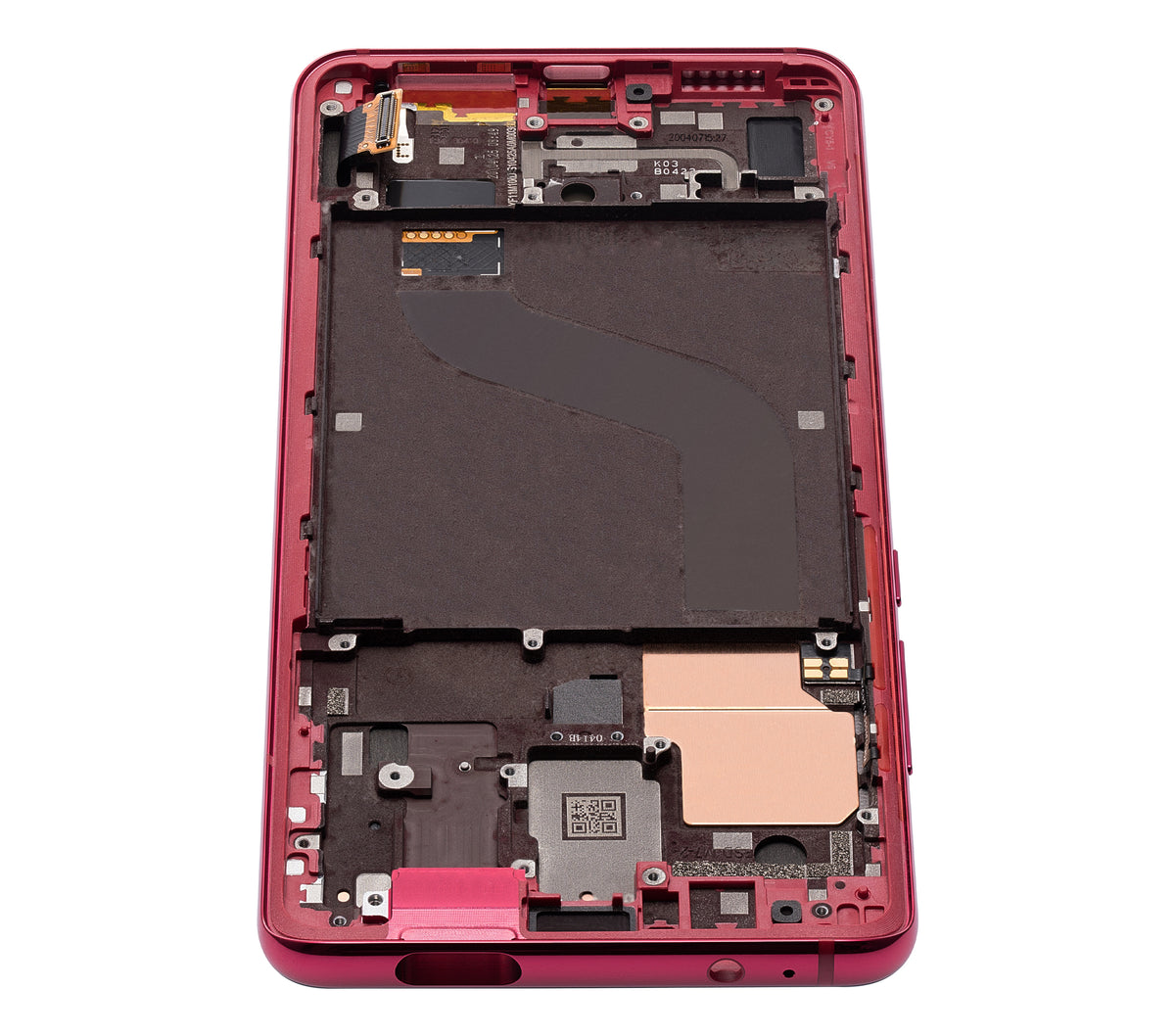 OLED Assembly With Frame For Xiaomi Mi 9T / 9T Pro / K20 / K20 Pro (Refurbished) (Flame Red) - repair component detail image SKU 107082119301 - image 2