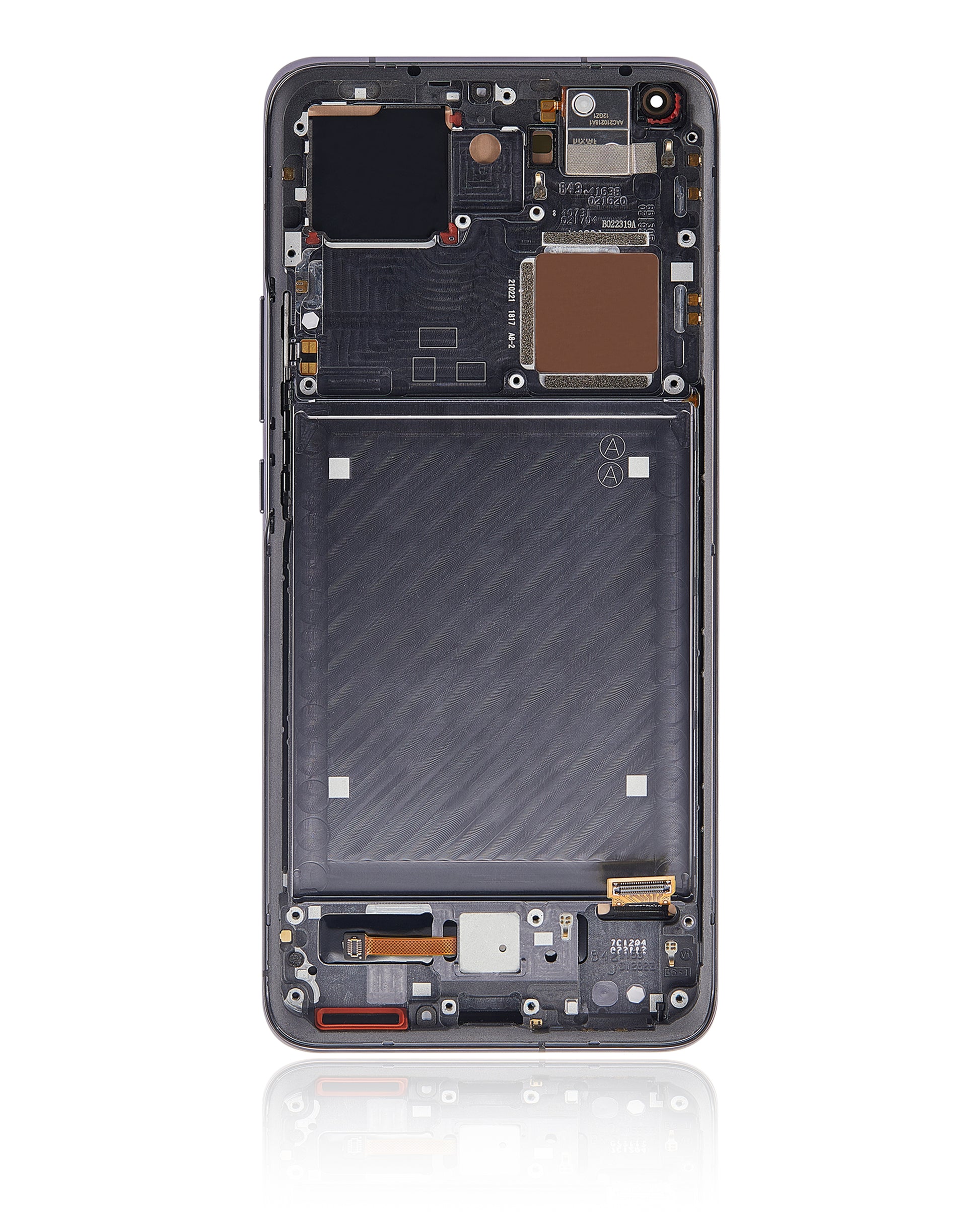 OLED Assembly With Frame For Xiaomi Mi 11 Pro / Mi 11 Ultra (Refurbished) (Black) - repair part close detail image SKU 107082119501 - image 8