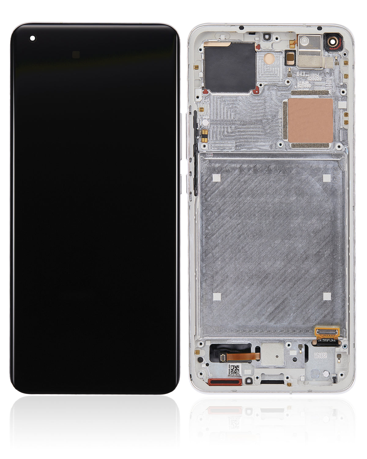 OLED Assembly With Frame For Xiaomi Mi 11 Pro / Mi 11 Ultra (Refurbished) (Ceramic White) - device repair spare component image SKU 107082119502 - image 6