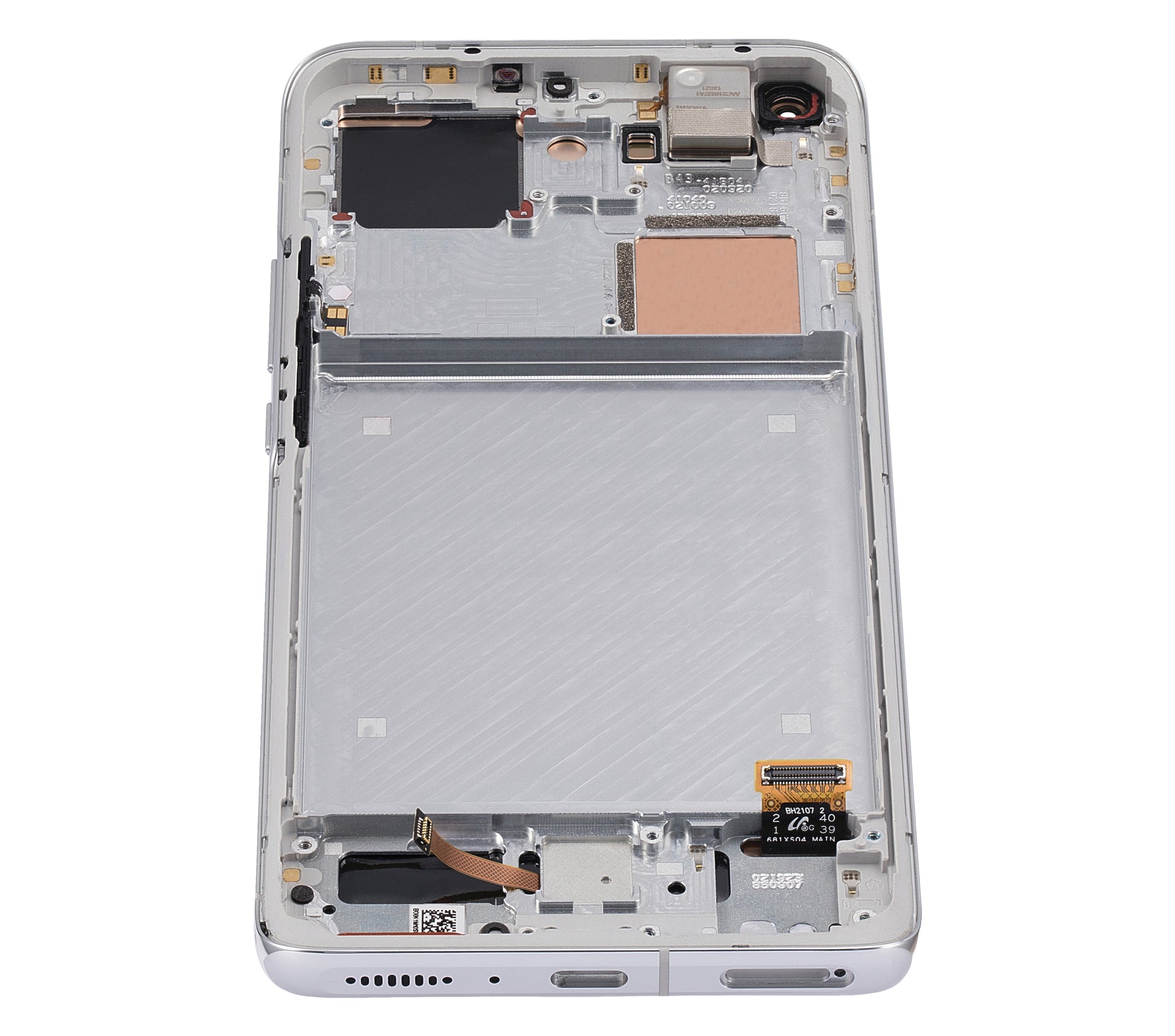 OLED Assembly With Frame For Xiaomi Mi 11 Pro / Mi 11 Ultra (Refurbished) (Ceramic White) - repair component detail image SKU 107082119502 - image 2