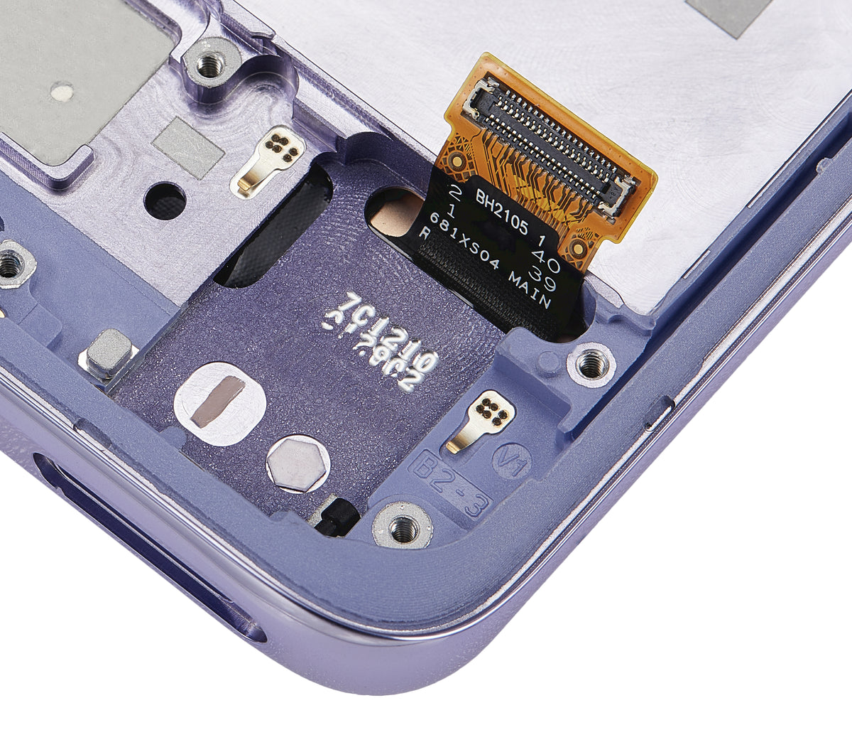 OLED Assembly With Frame For Xiaomi Mi 11 Pro (Refurbished) (Purple) - compatible device spare part image SKU 107082119503 - image 3